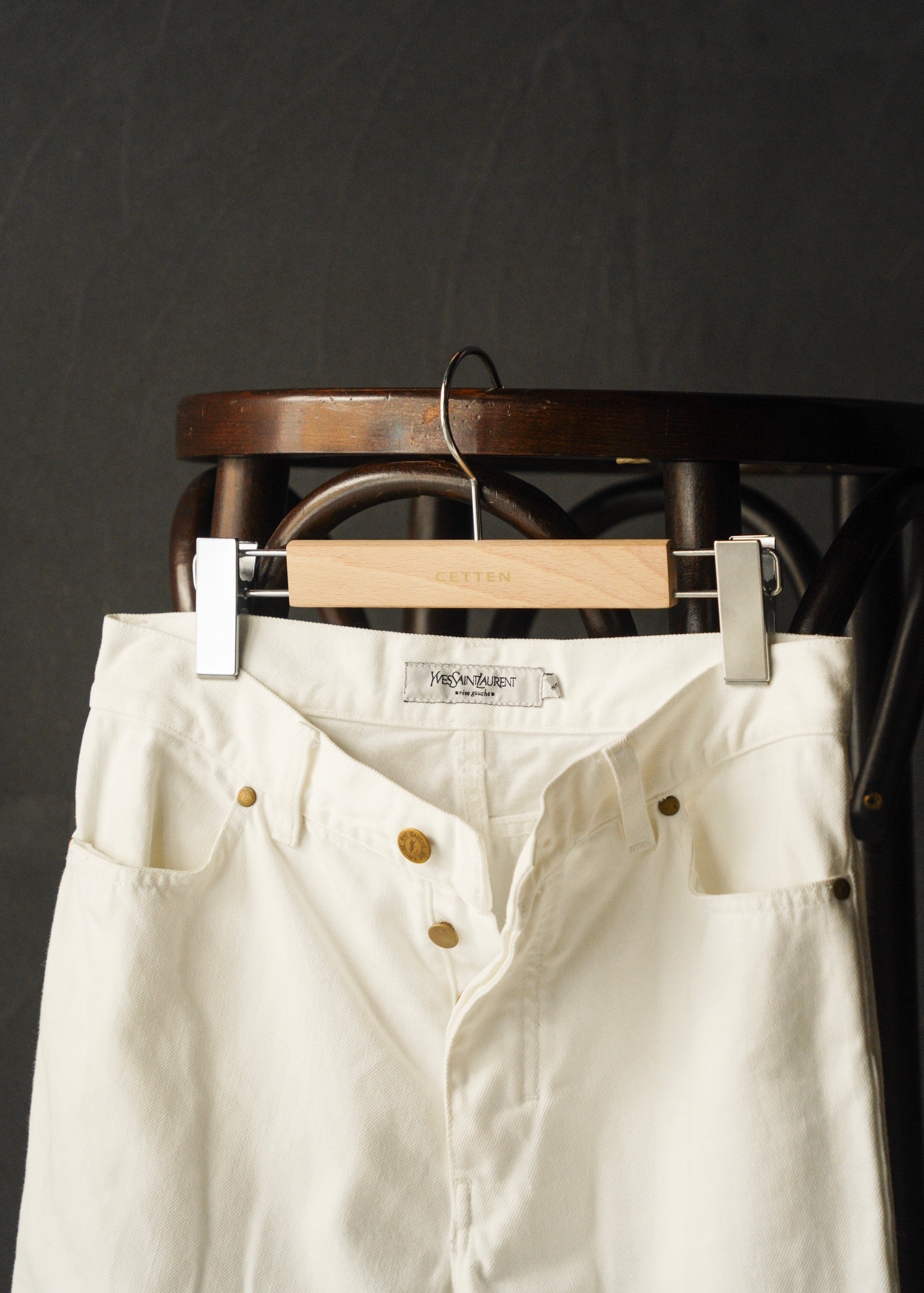Yves saint laurent rive gauche by  Tom Ford bootcut cotton trousers