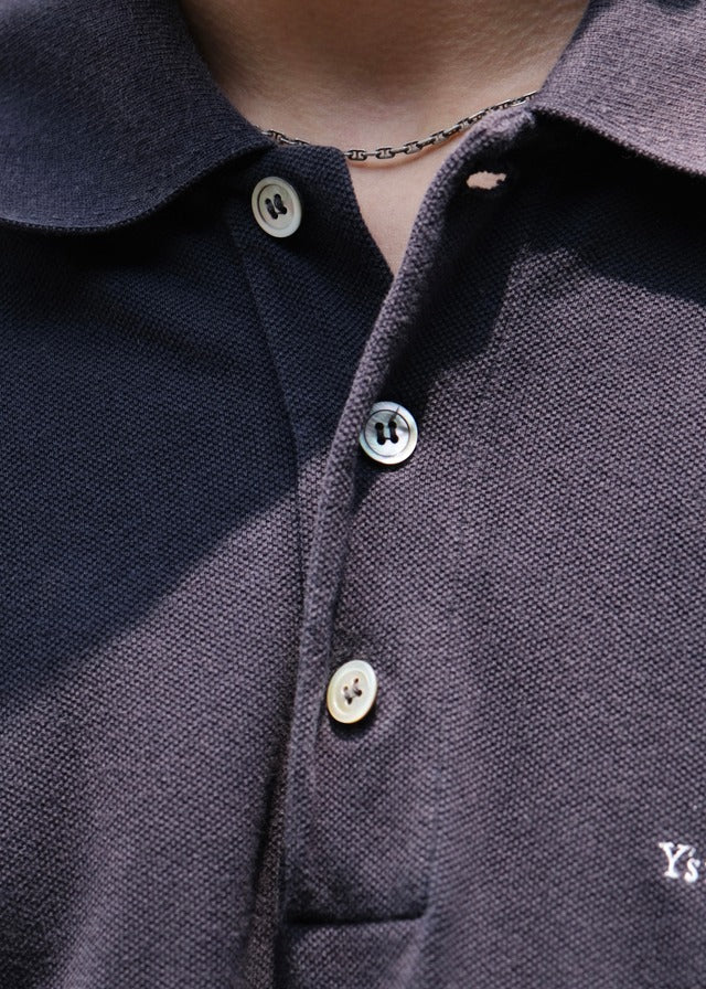 80’s- Y's for men 3 button polo shirt