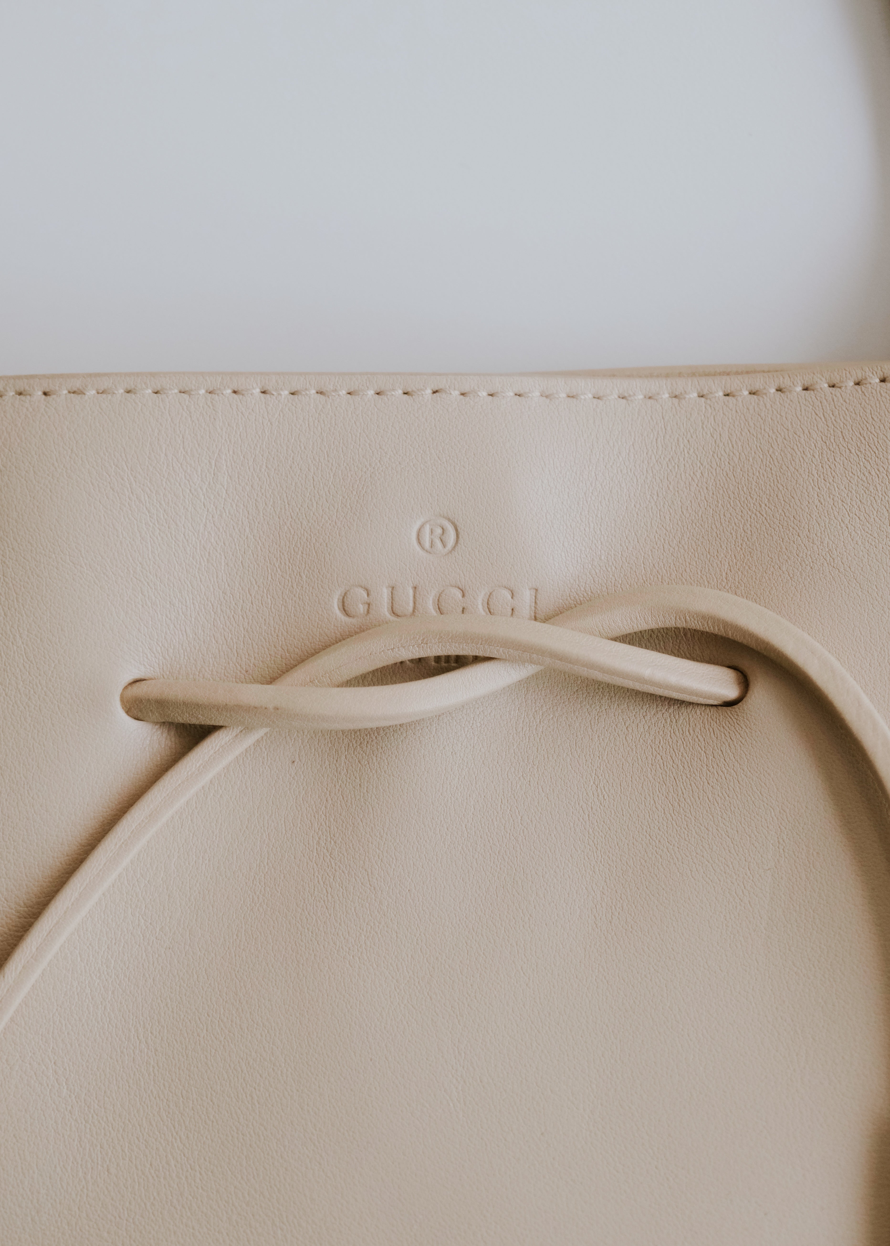 00's GUCCI coded leather hand bag