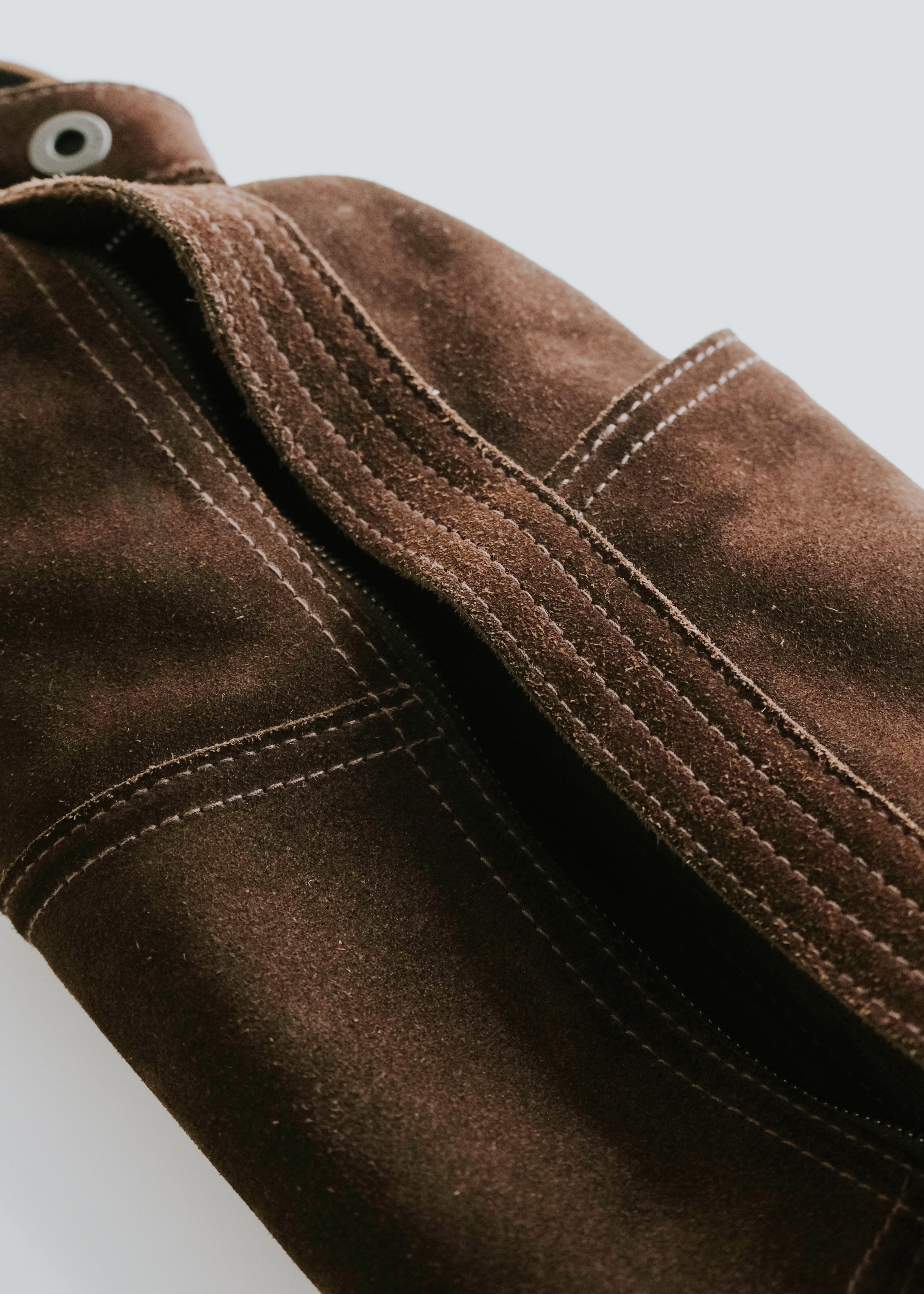 BALLY suede leather hobo shoulder bag
