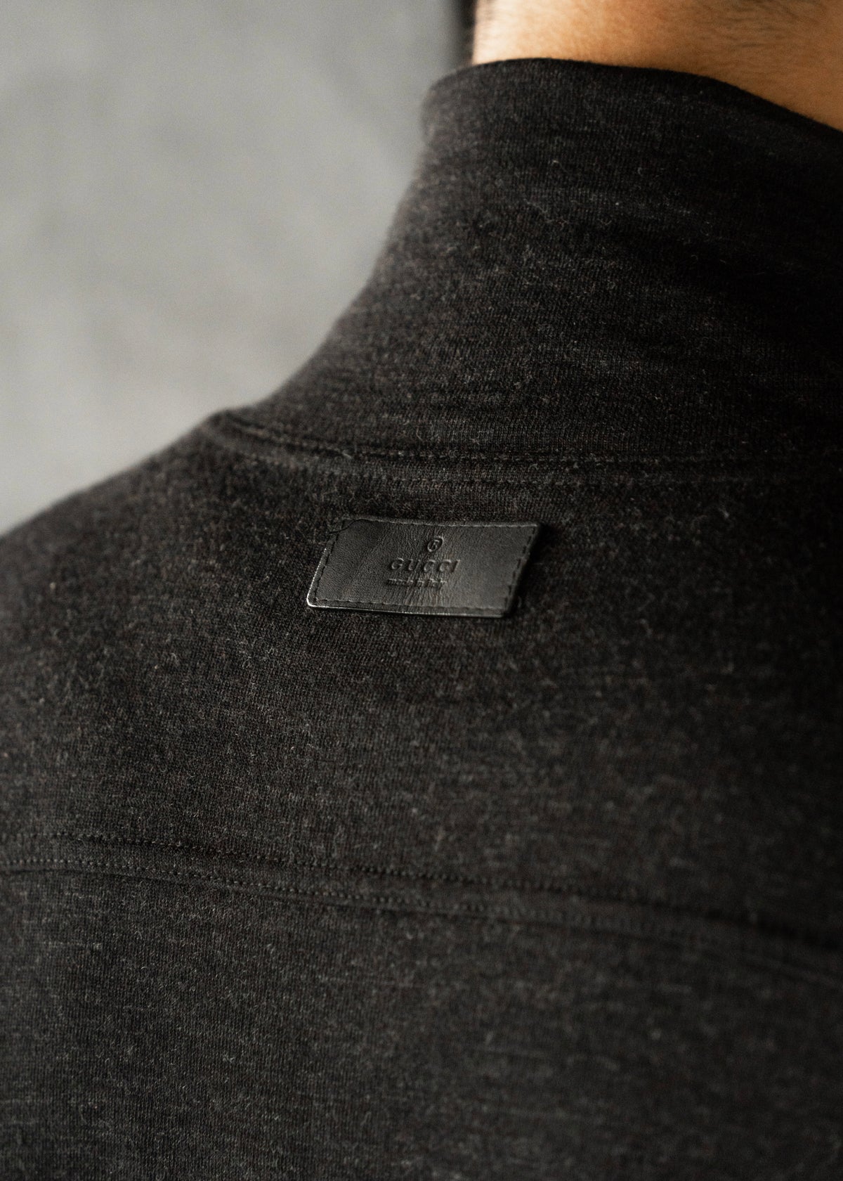 00’s GUCCI by Tom Ford zip up wool blend sweater