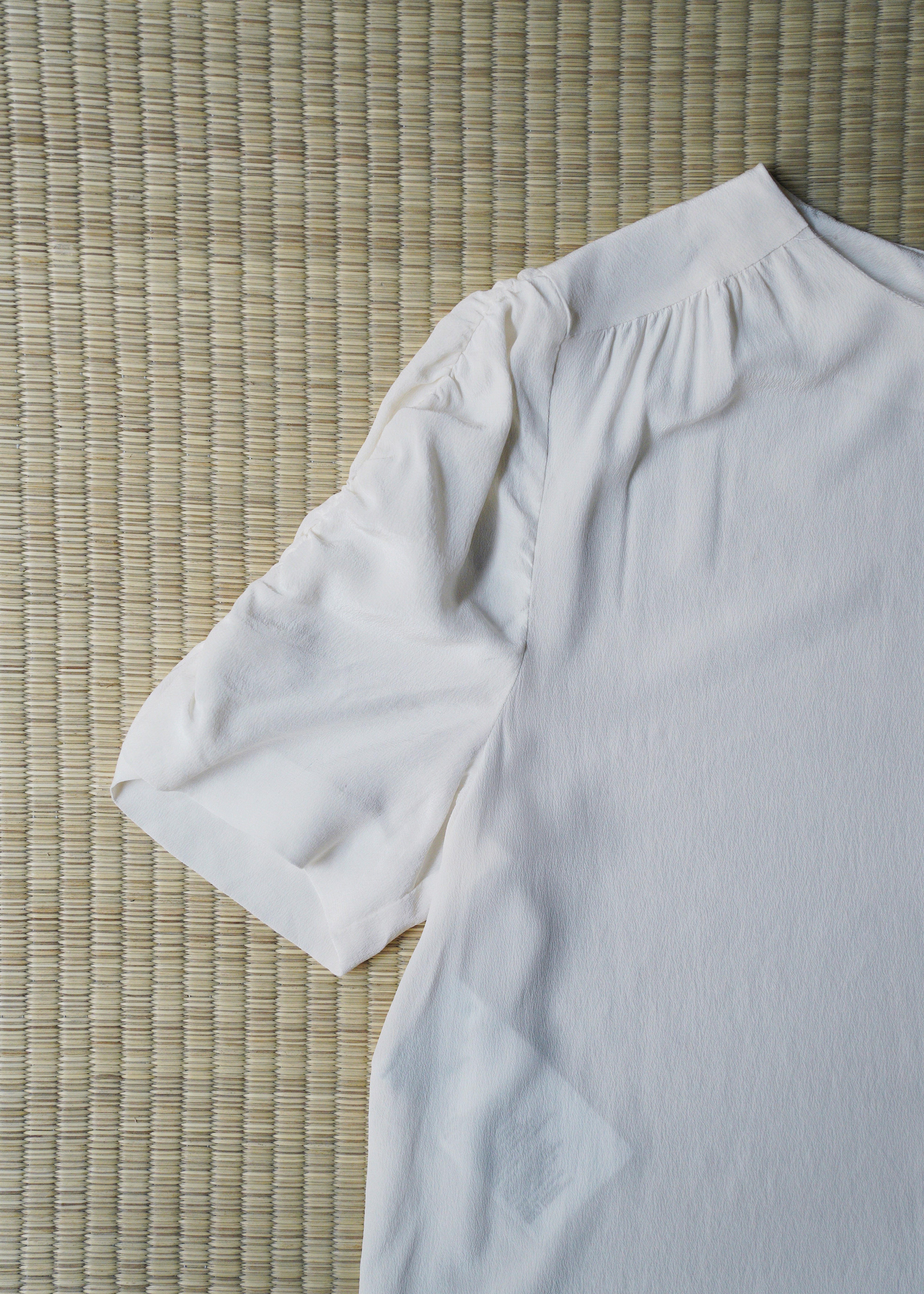 MIU MIU 2013 back button silk blouse