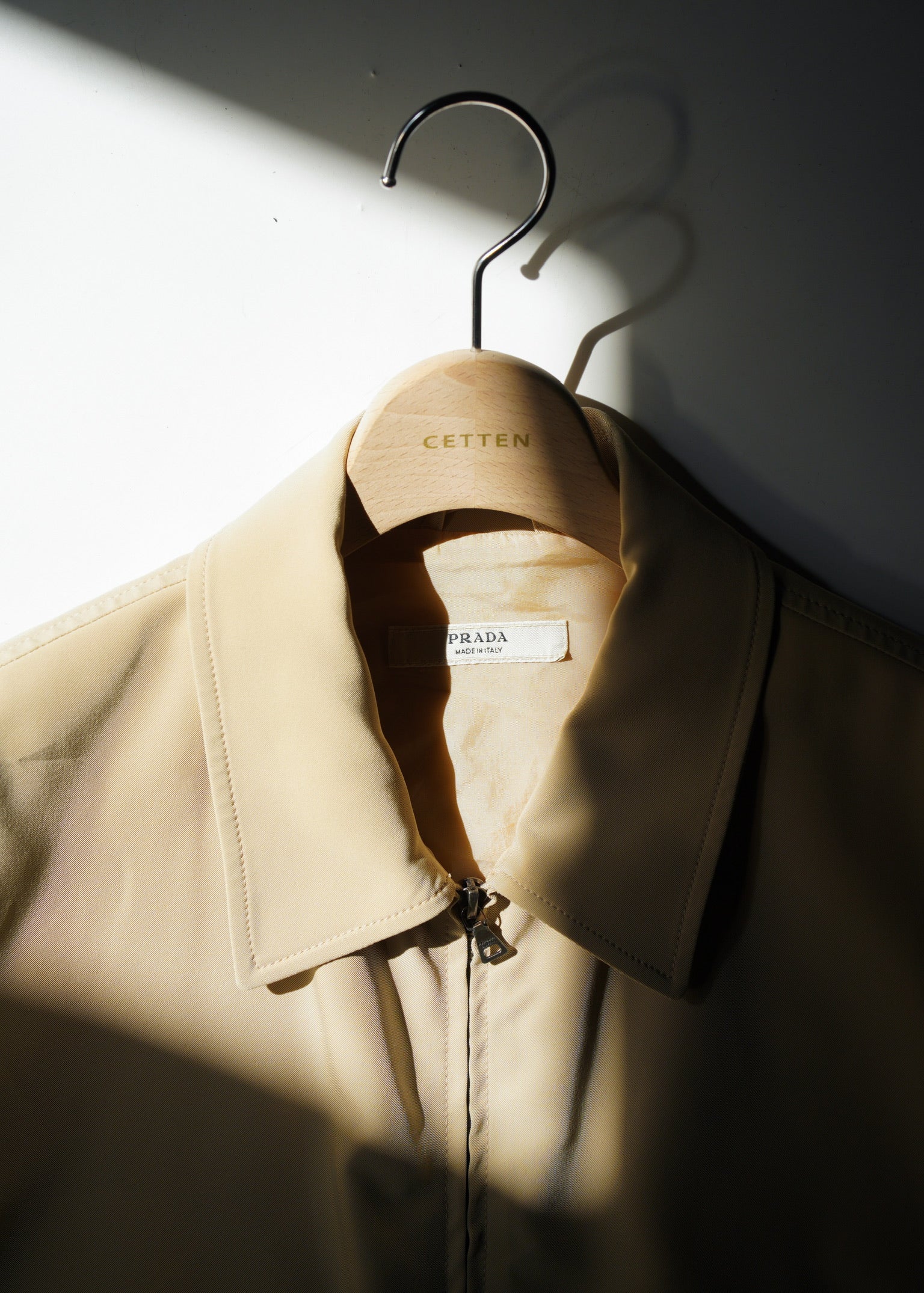 PRADA プラダ 00-10年代 ダブルジップ ブルゾン ジャケット 古着 アーカイブ ヴィンテージ メンズ