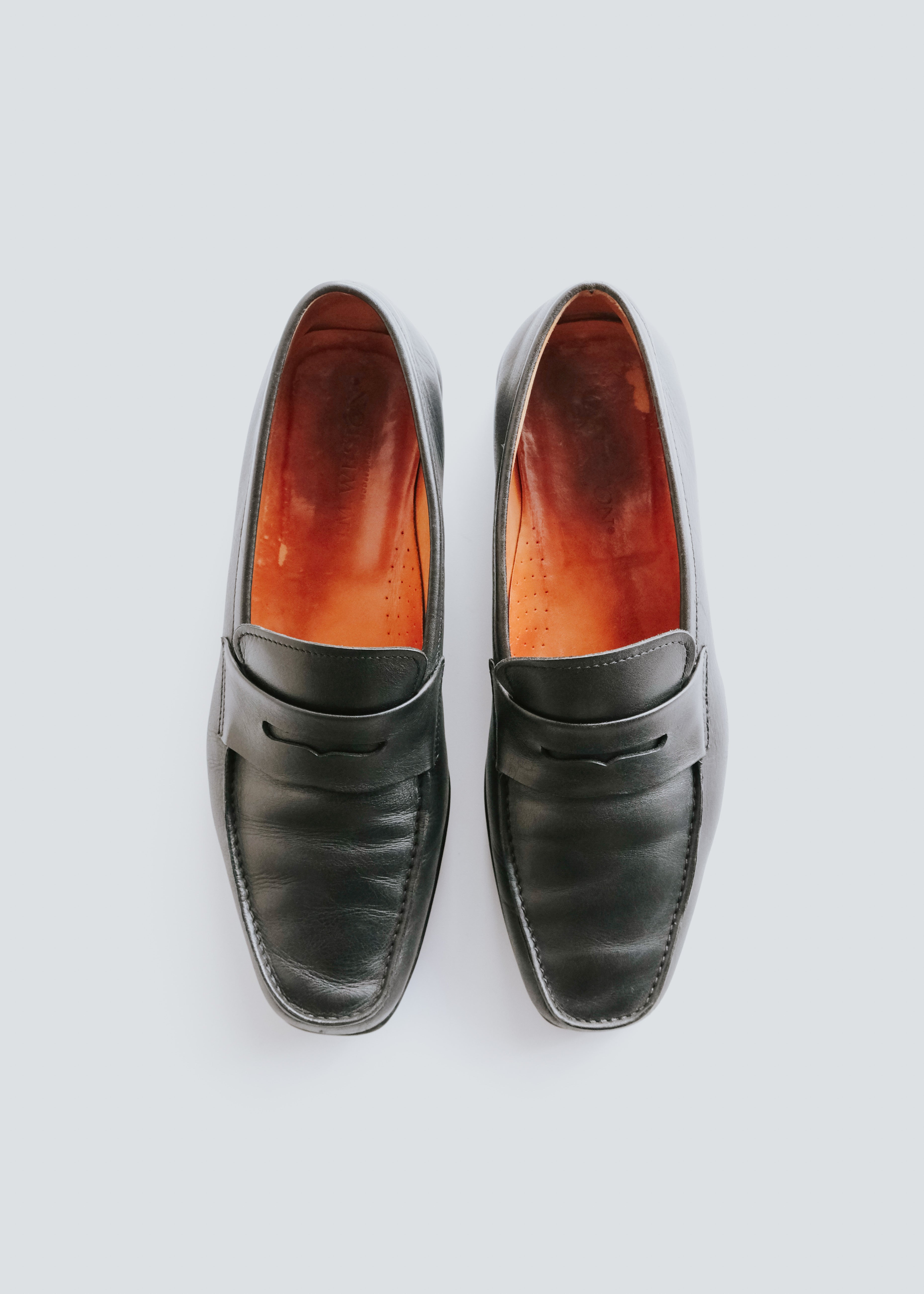 90-00's J.M.WESTON rubber sole penny loafer