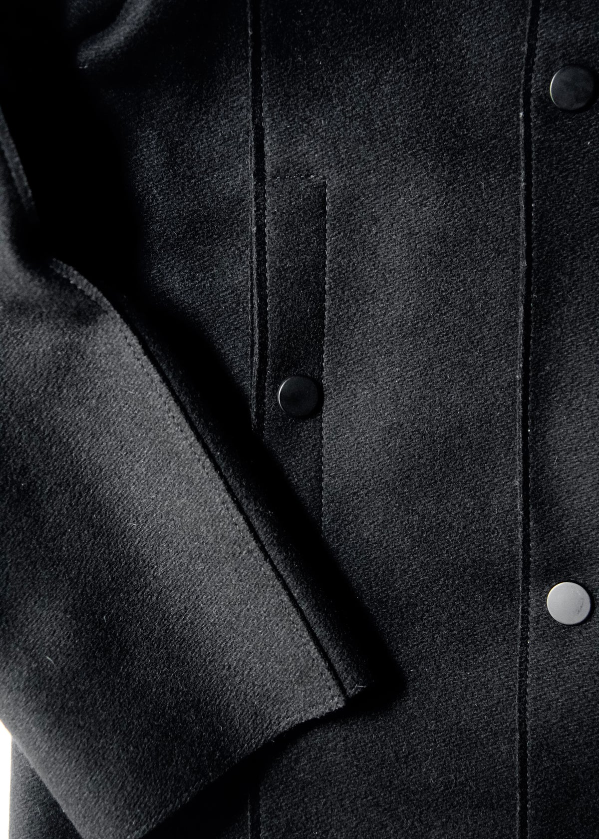 EMPORIO ARMANI 2012AW snap button wool p coat