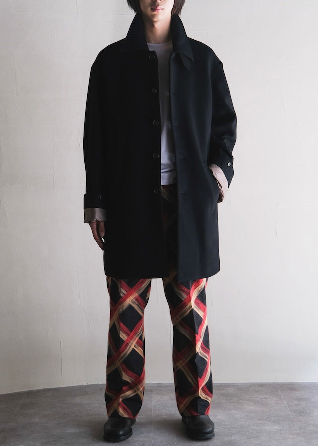 SASAKI SATORU ササキサトル 2025FW ステンカラー ロングスリーブ コート 日本製 ドメスティック 新作 メンズ