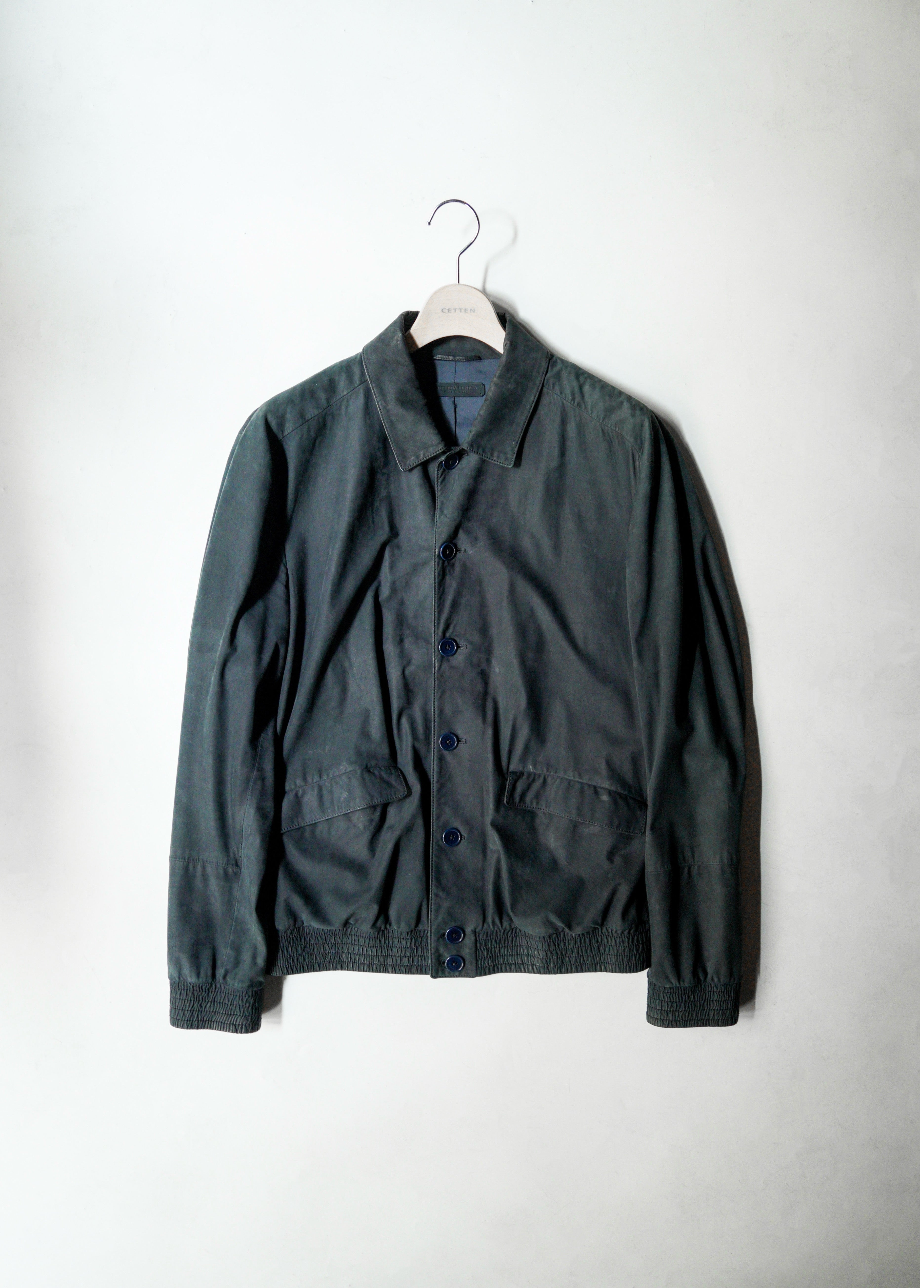 00-10’s BOTTEGA VENETA suede leather field jacket