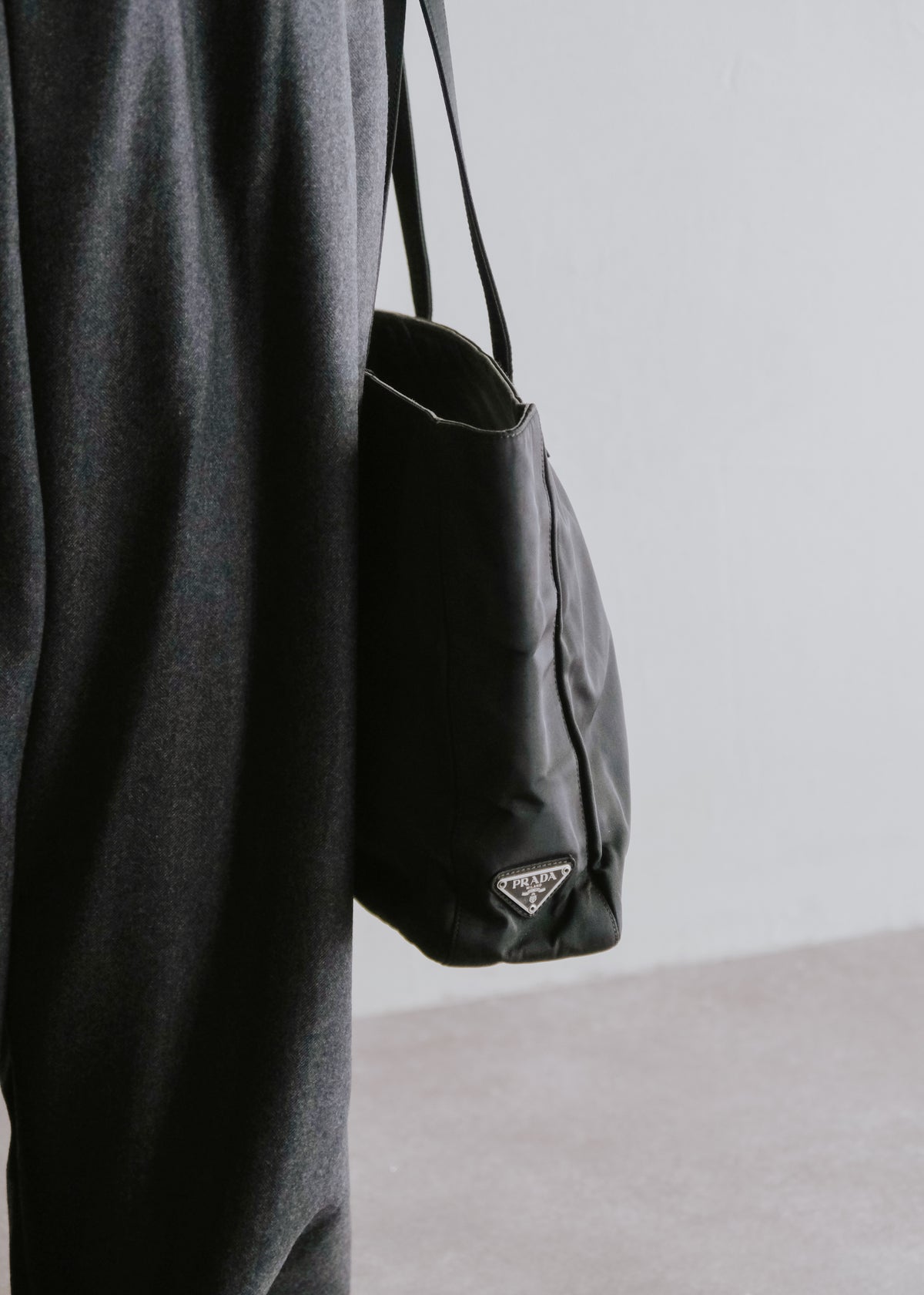 90-00's PRADA nylon tote bag