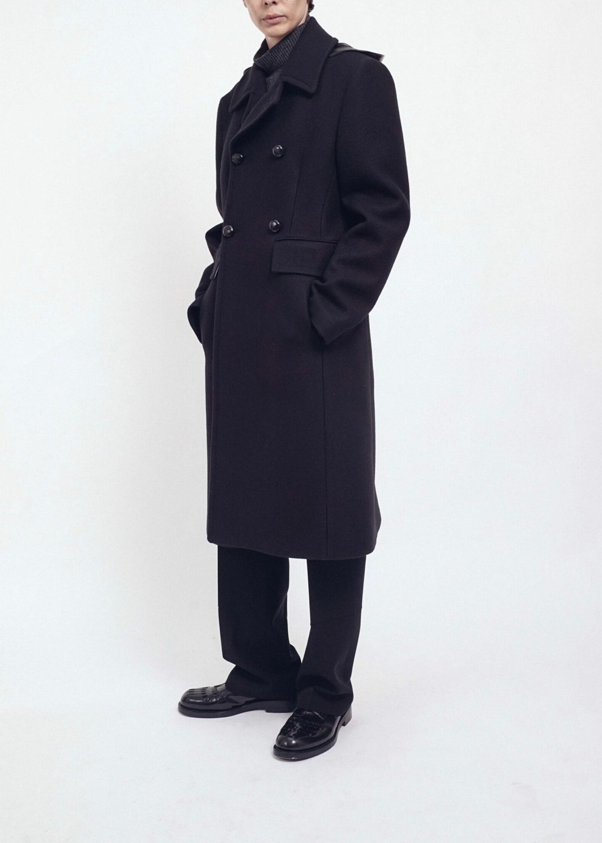 NAMACHEKO 26AW RAGNALL COAT / BLACK