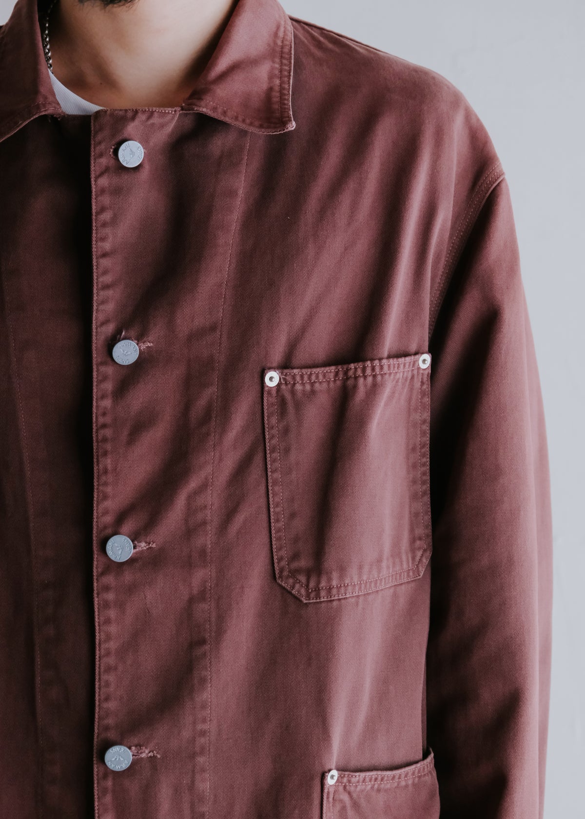 90's ARMANI JEANS cotton coverall jacket