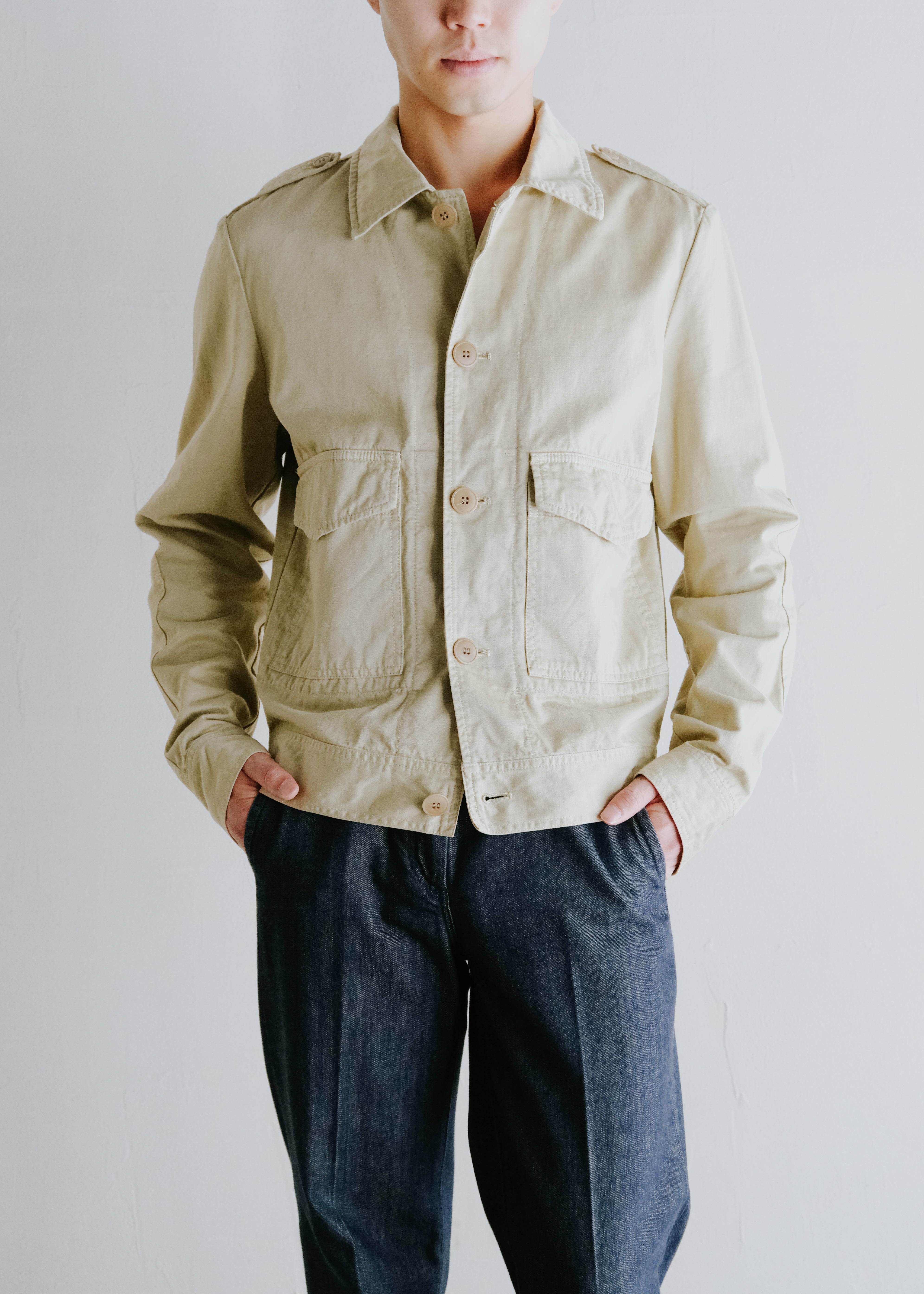 Martin Margiela 04SS cotton military jacket