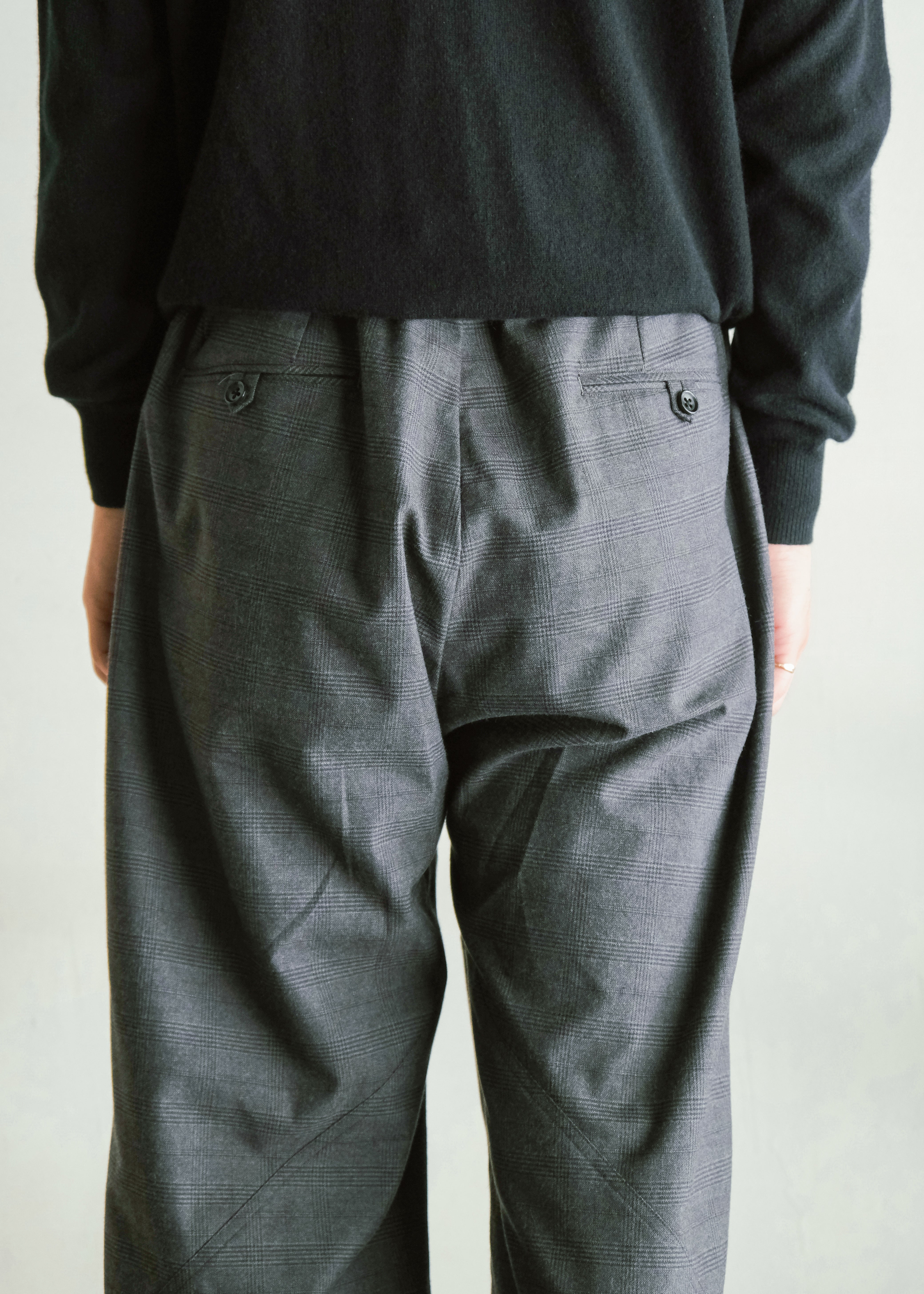 HOMO LUDENS 26AW Ex. Y.M. Jockey easy パンツ charcoal メンズ