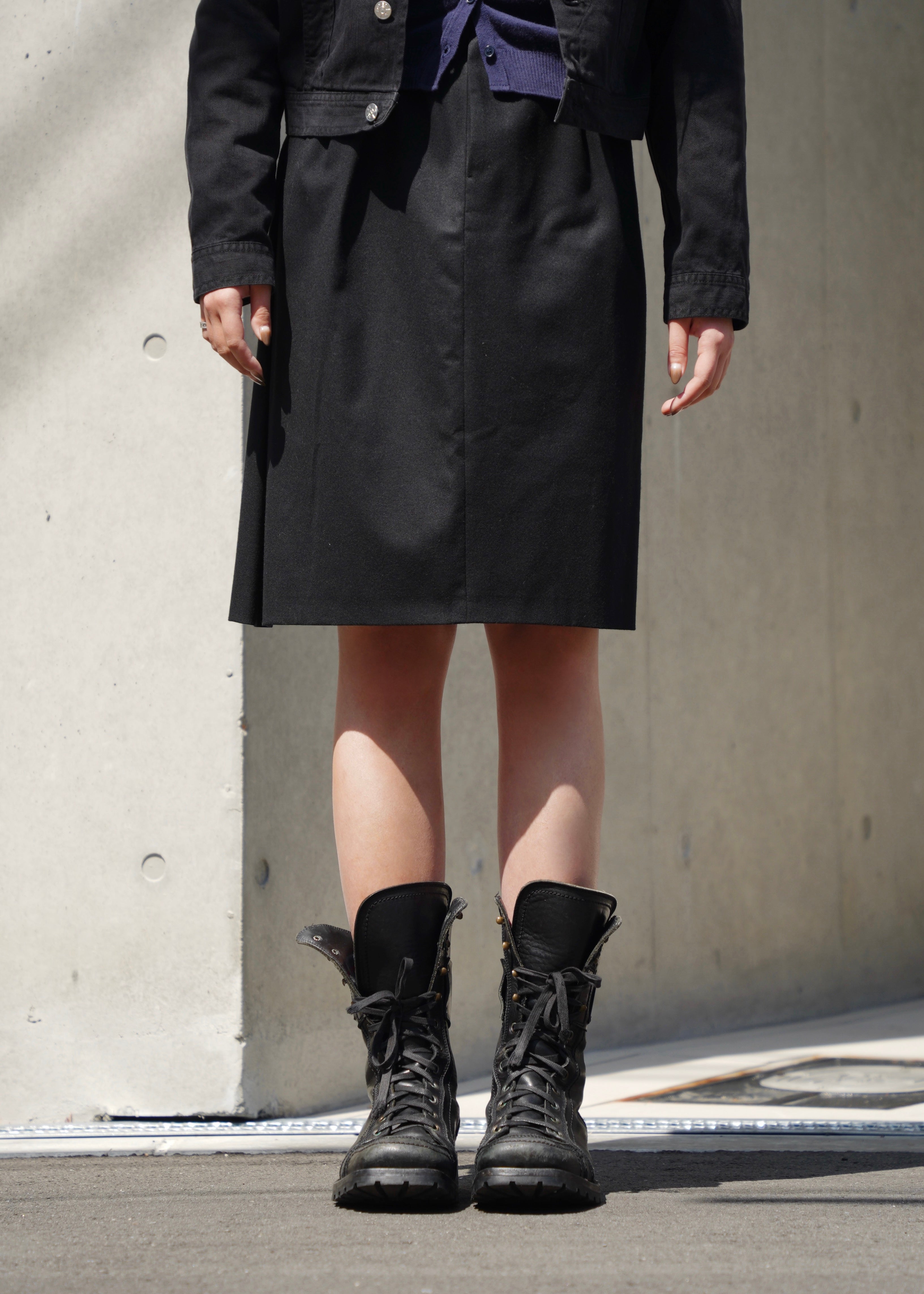 JIL SANDER ジルサンダー 2011AW ウール ギャザースカート イタリア製 アーカイブ ヴィンテージ レディース