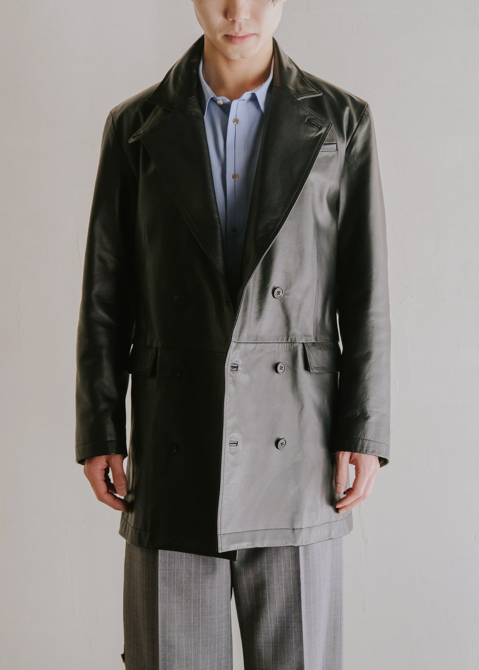 SASAKI SATORU 26SS double breasted long jacket
