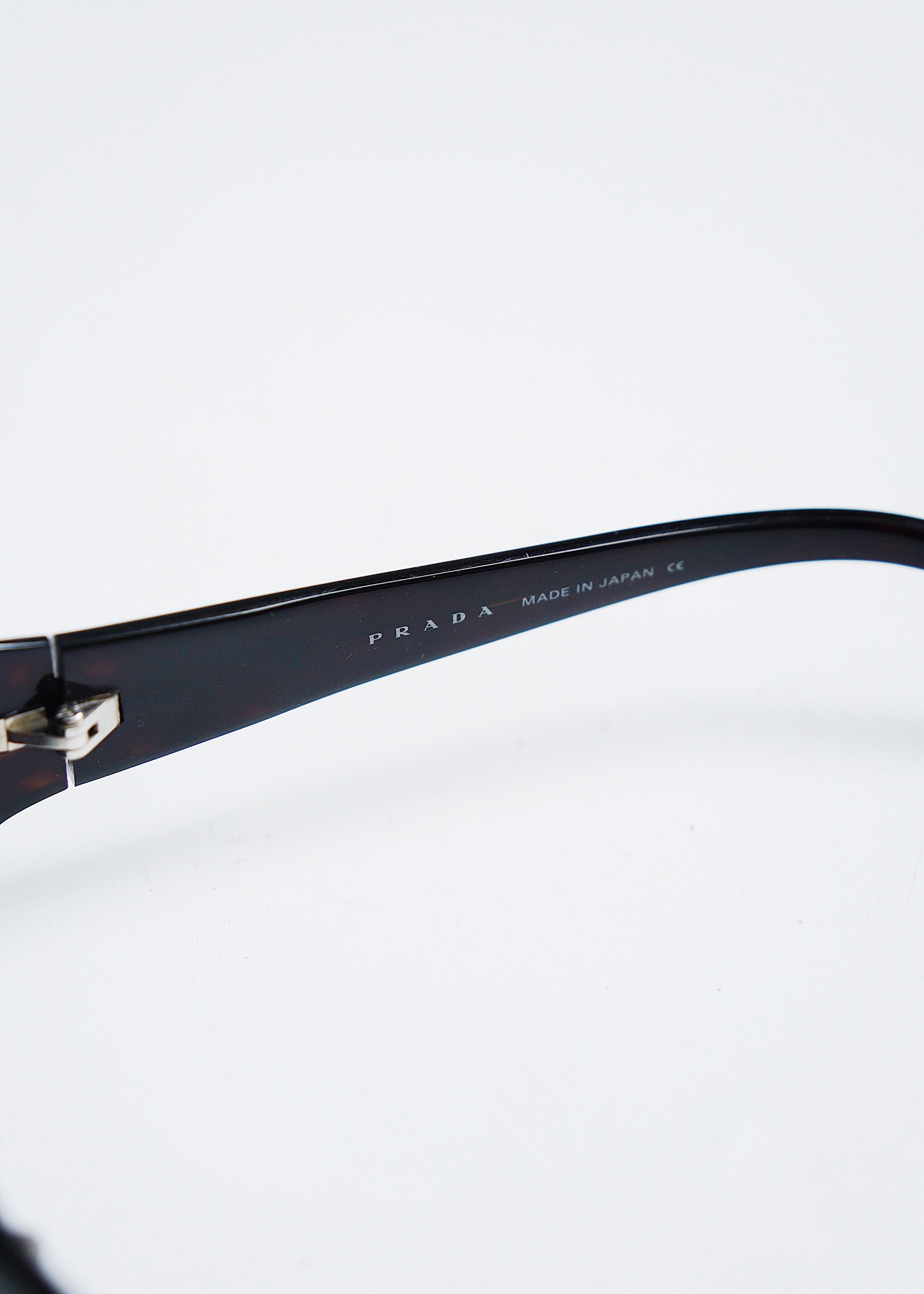 PRADA clear frame sunglasses