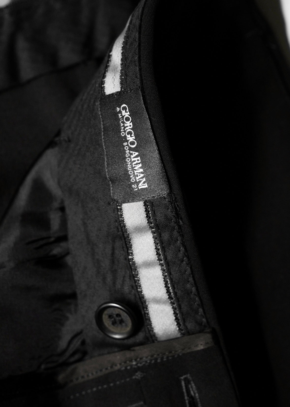 90-00’s GIORGIO ARMANI tapered wool slacks