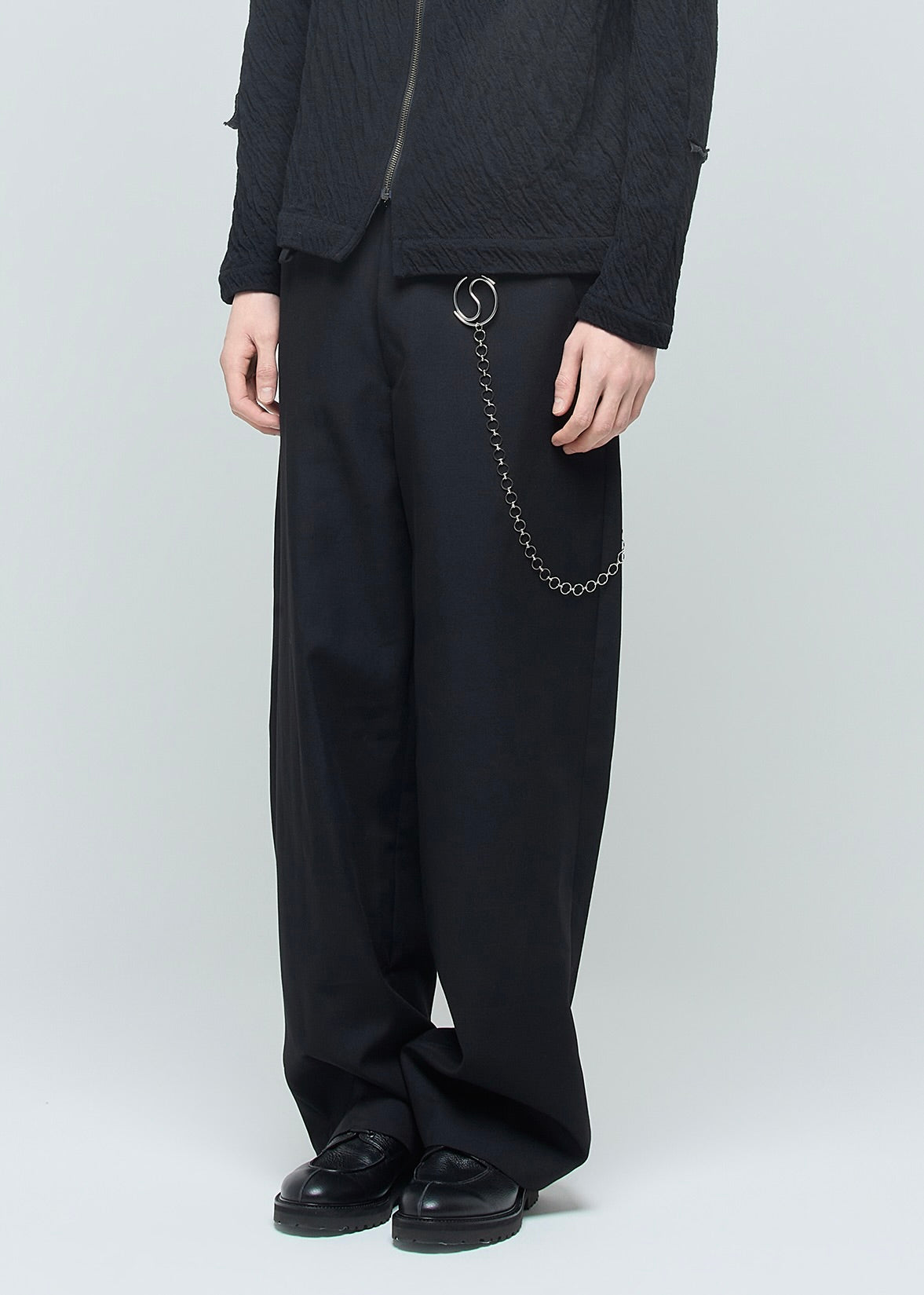 SHOOP 26AW RAYMOND CHAIN TROUSERS / Black