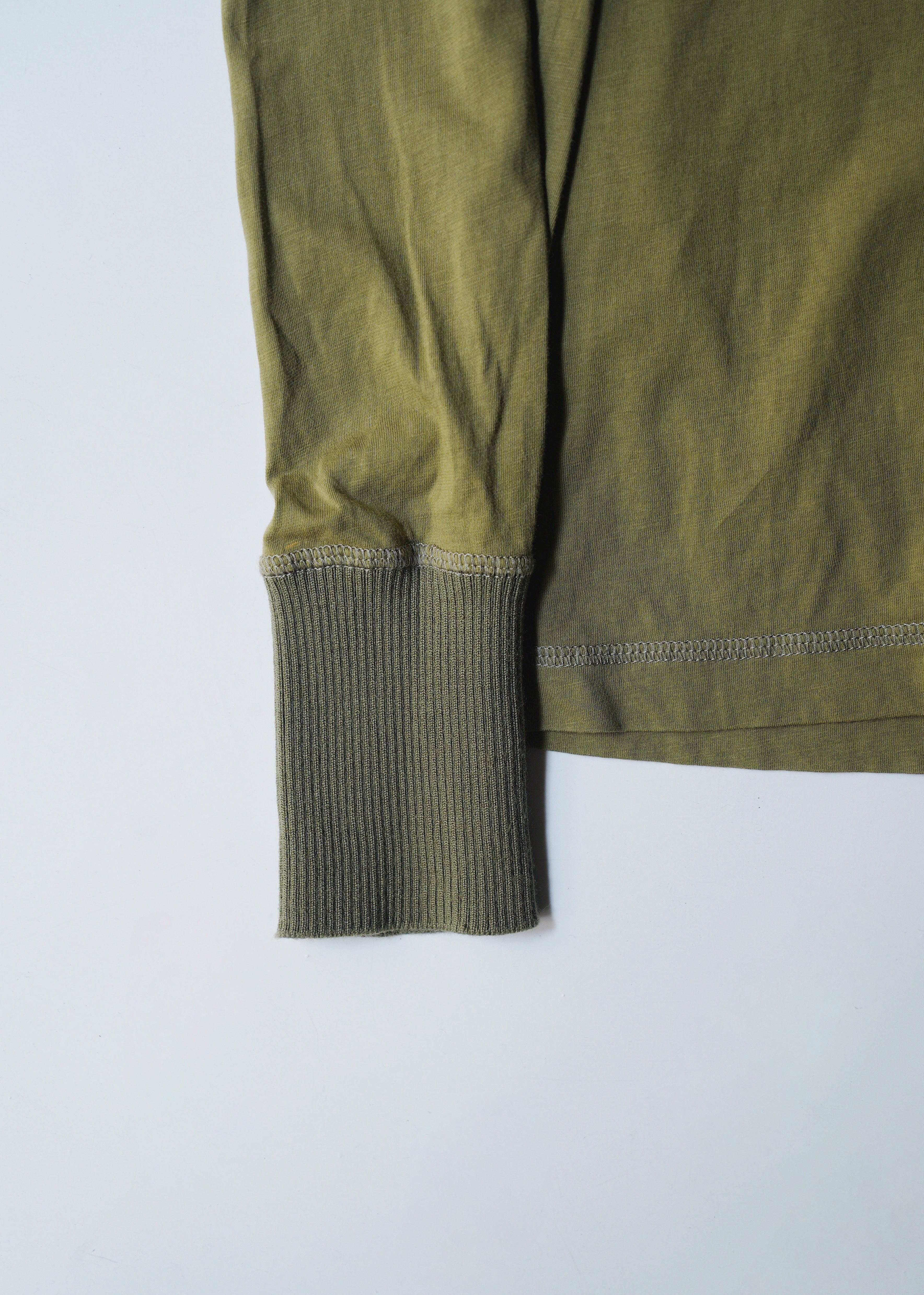 10's BOTTEGA VENETA by Thomas Maier cotton switching wool long sleeves