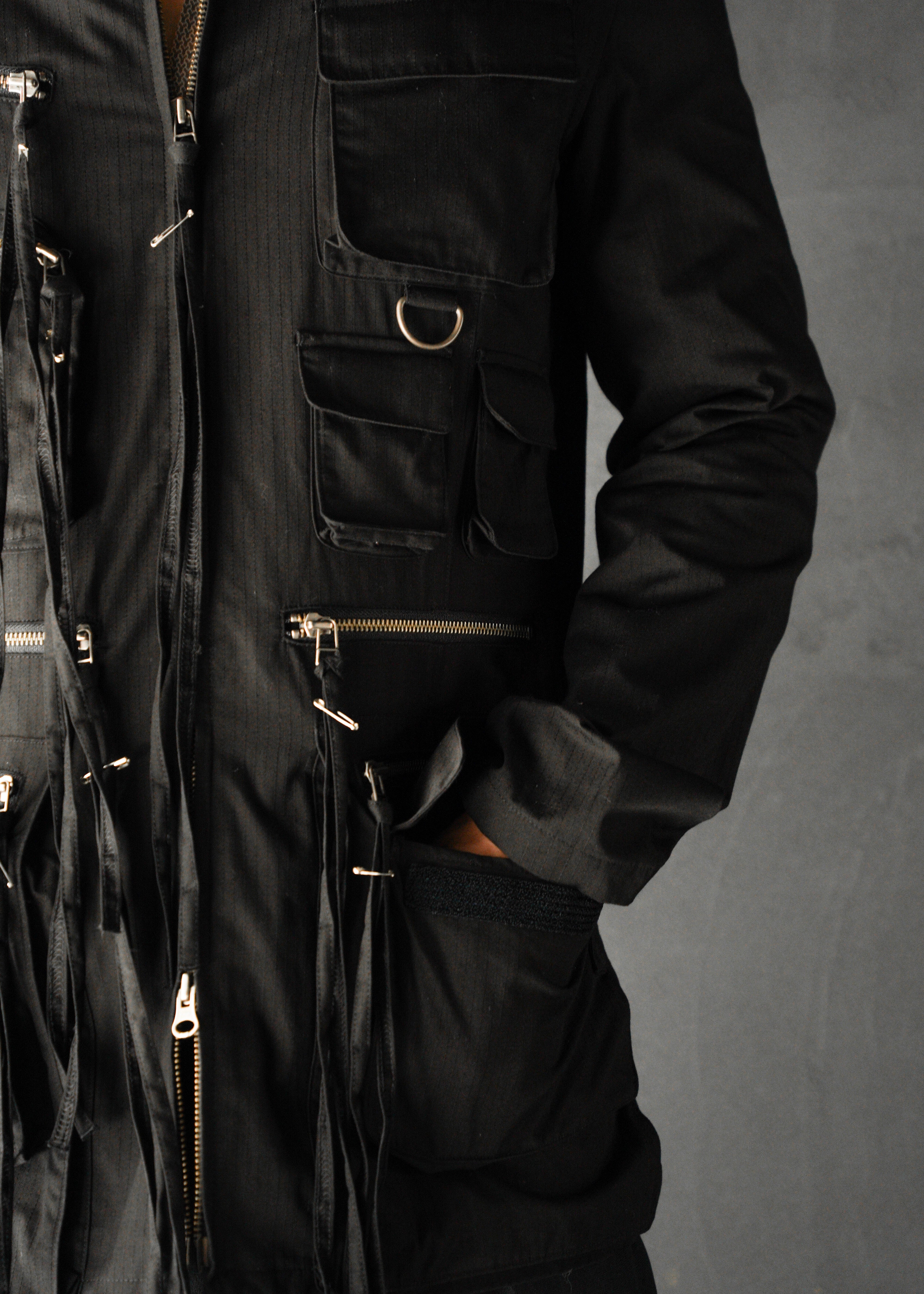 Jean Paul Gaultier ジャンポールゴルチエ 90年代 multi pocket double zip up コットン ジャケット メンズ