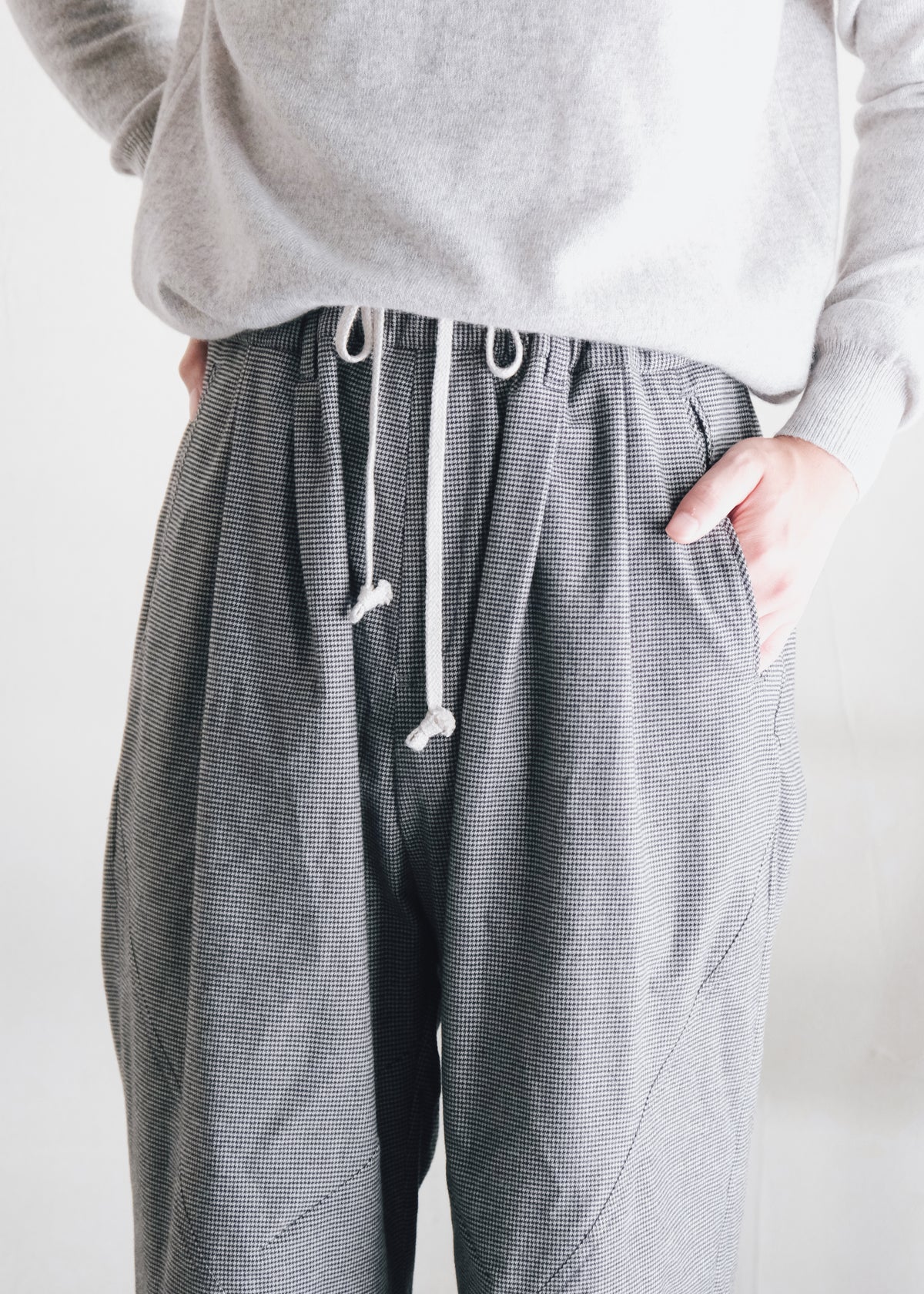 Ex. HOMO LUDENS 26AW Y.M. Jockey easy pants / gray