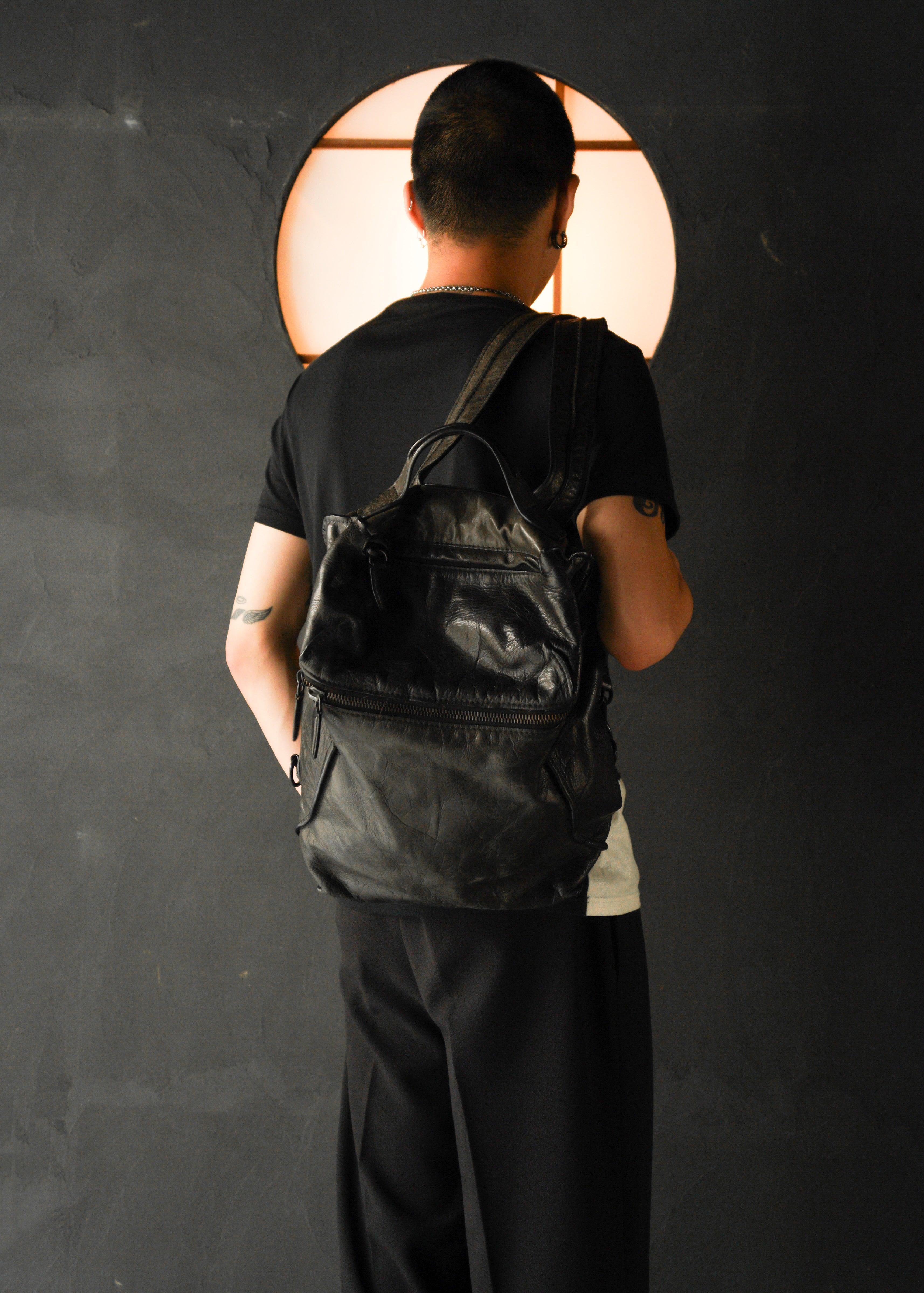 Alexander Wang mulch pocket 2 way leather backpack