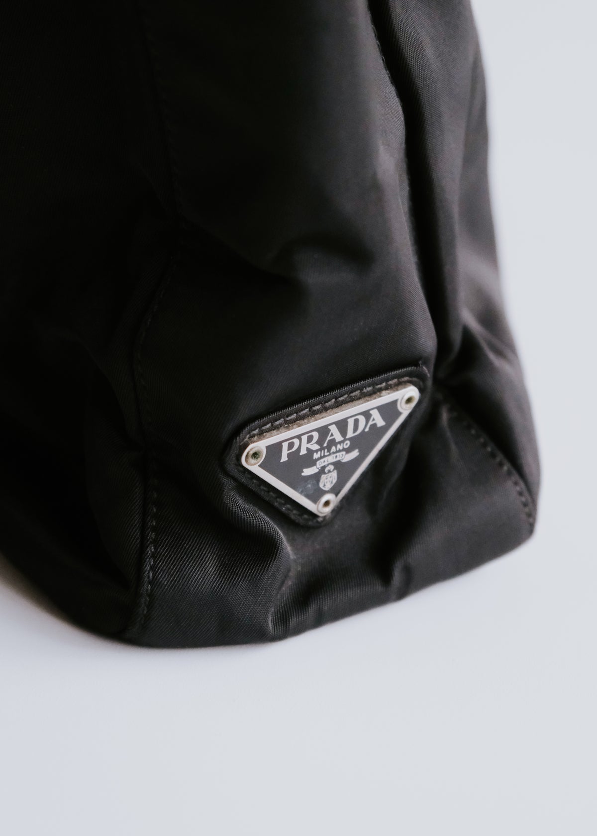 90-00's PRADA nylon tote bag