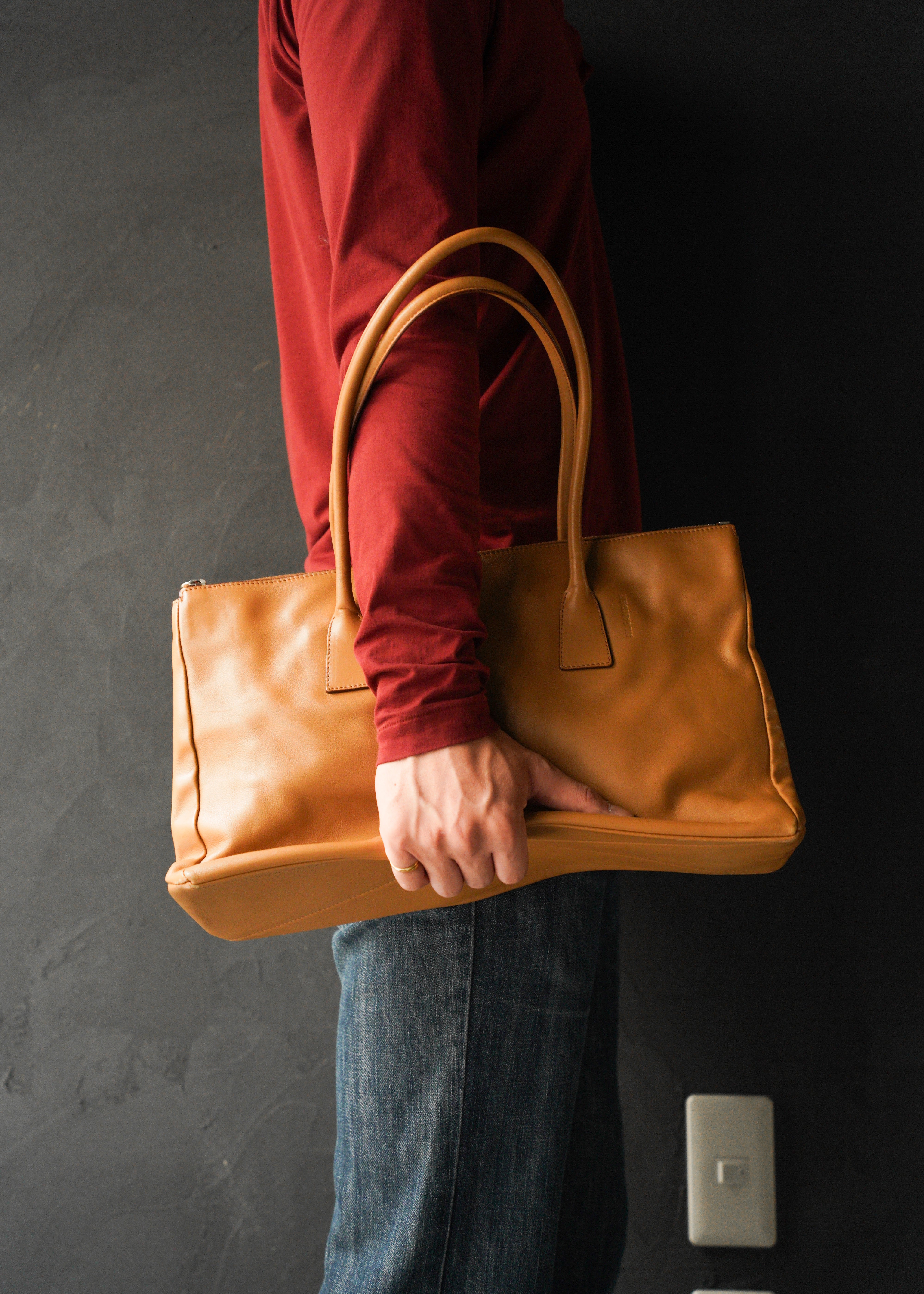 JIL SANDER leather hand bag