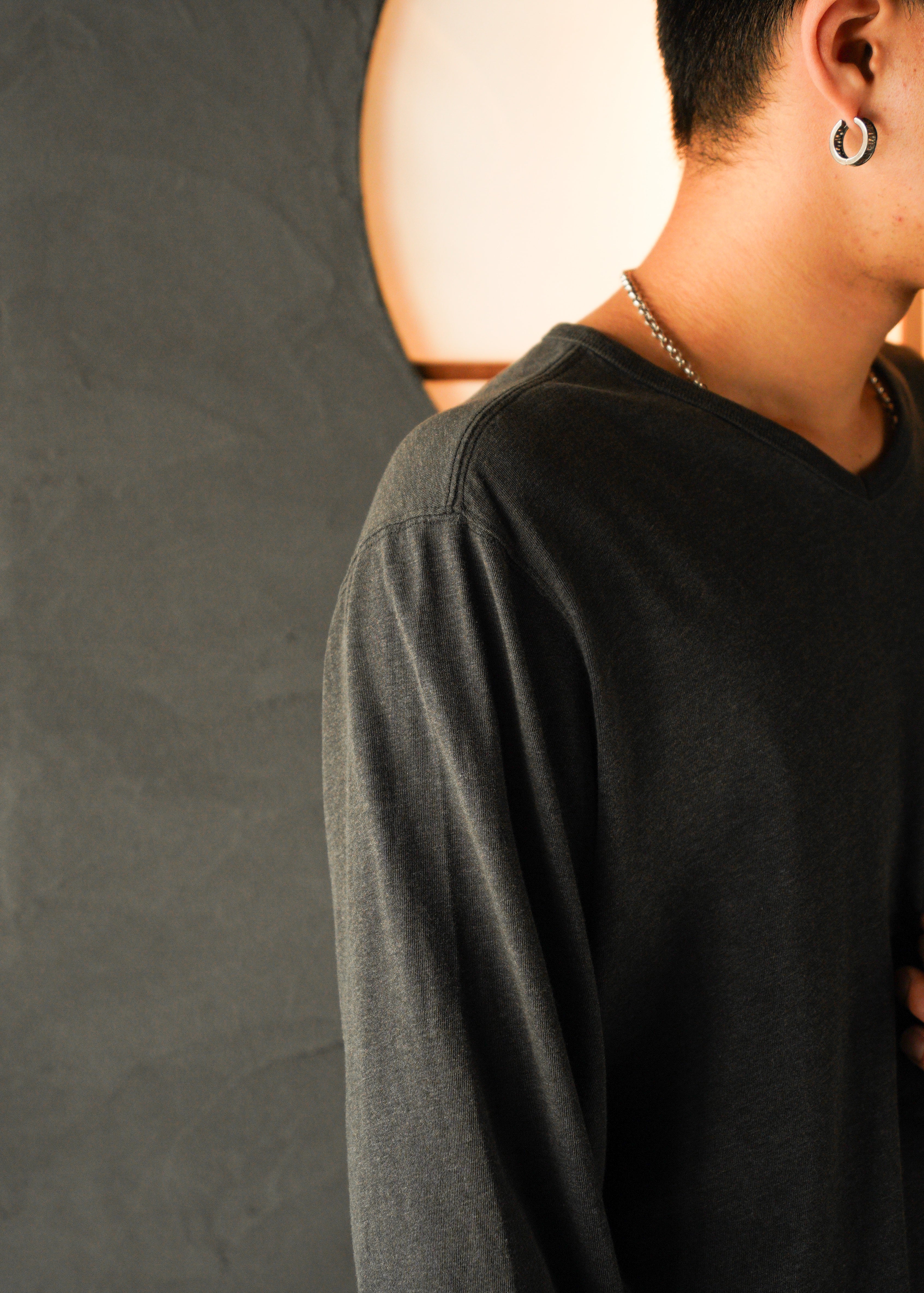 90’s BANANA REPUBLIC crew neck long sleeve cut sew