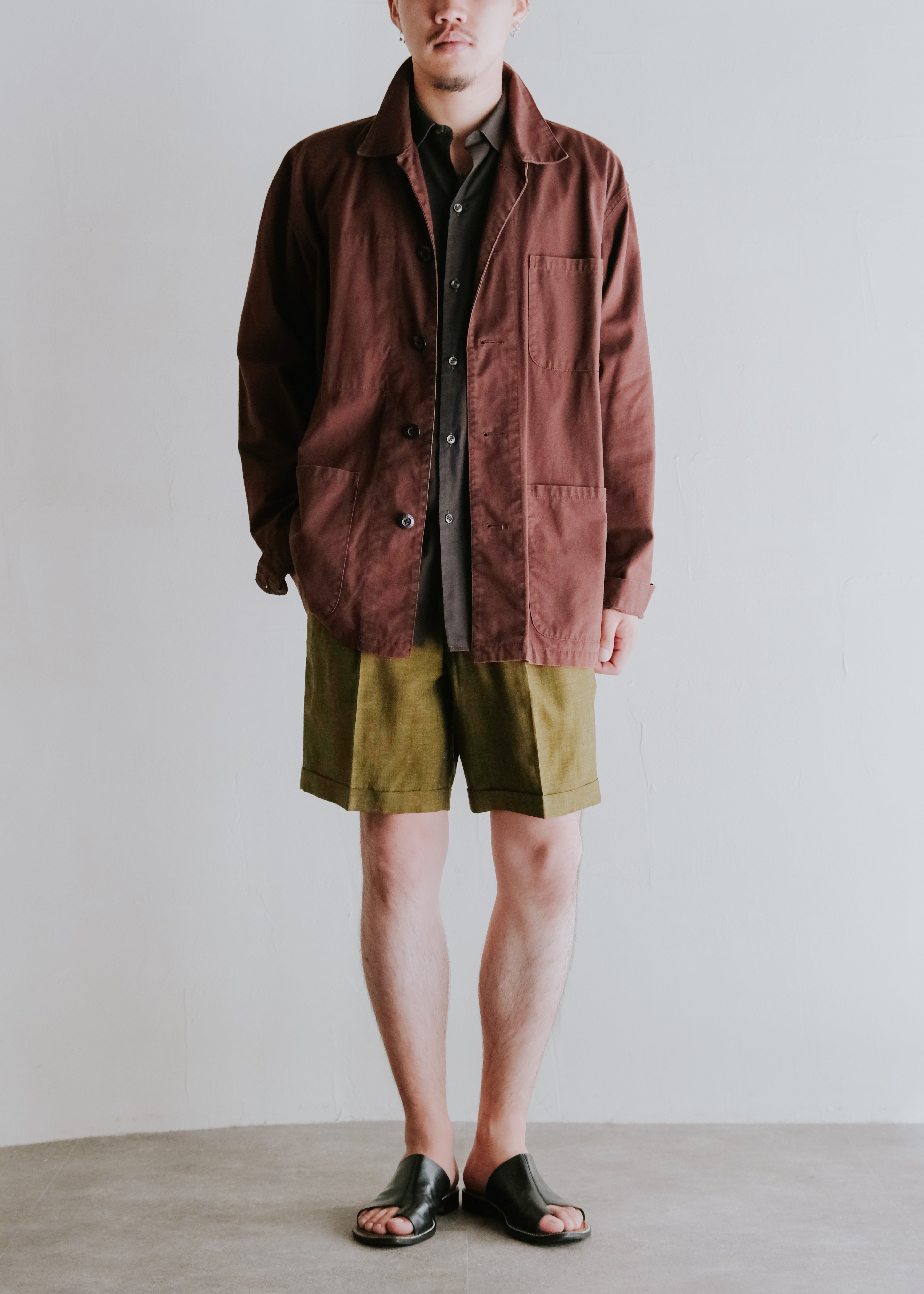 80's LANVIN STUDIO PARIS 2 tucked shorts