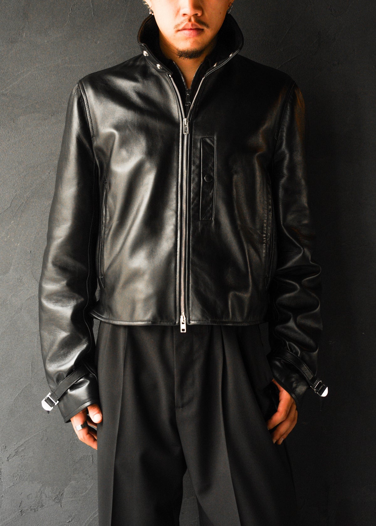 NAMACHEKO 26AW WILBUR LEATHER JACKET