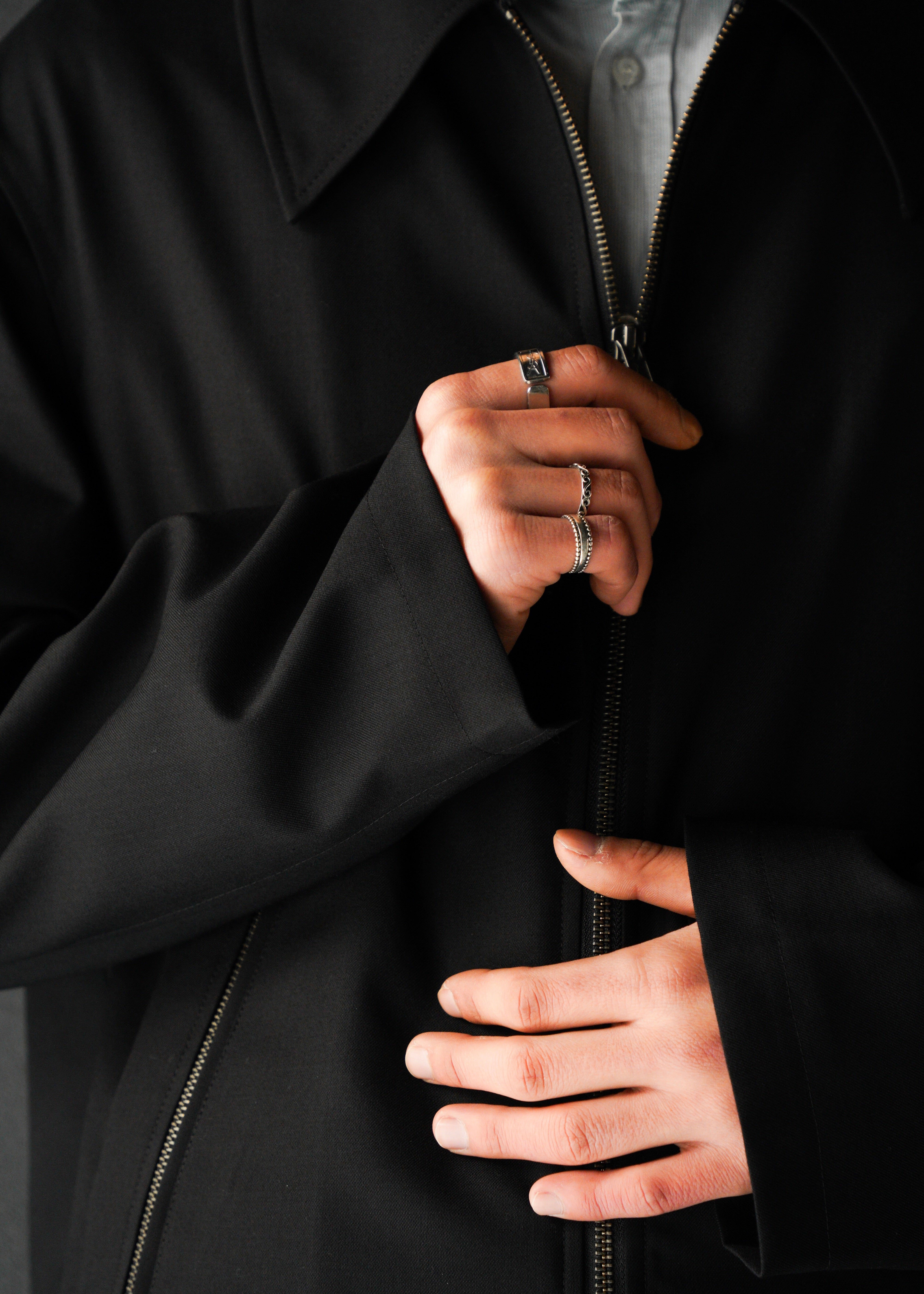 SHOOP 26SS EVERYDAY ZIPPER JACKET / Black