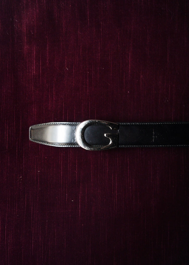 GUCCI patent leather belt