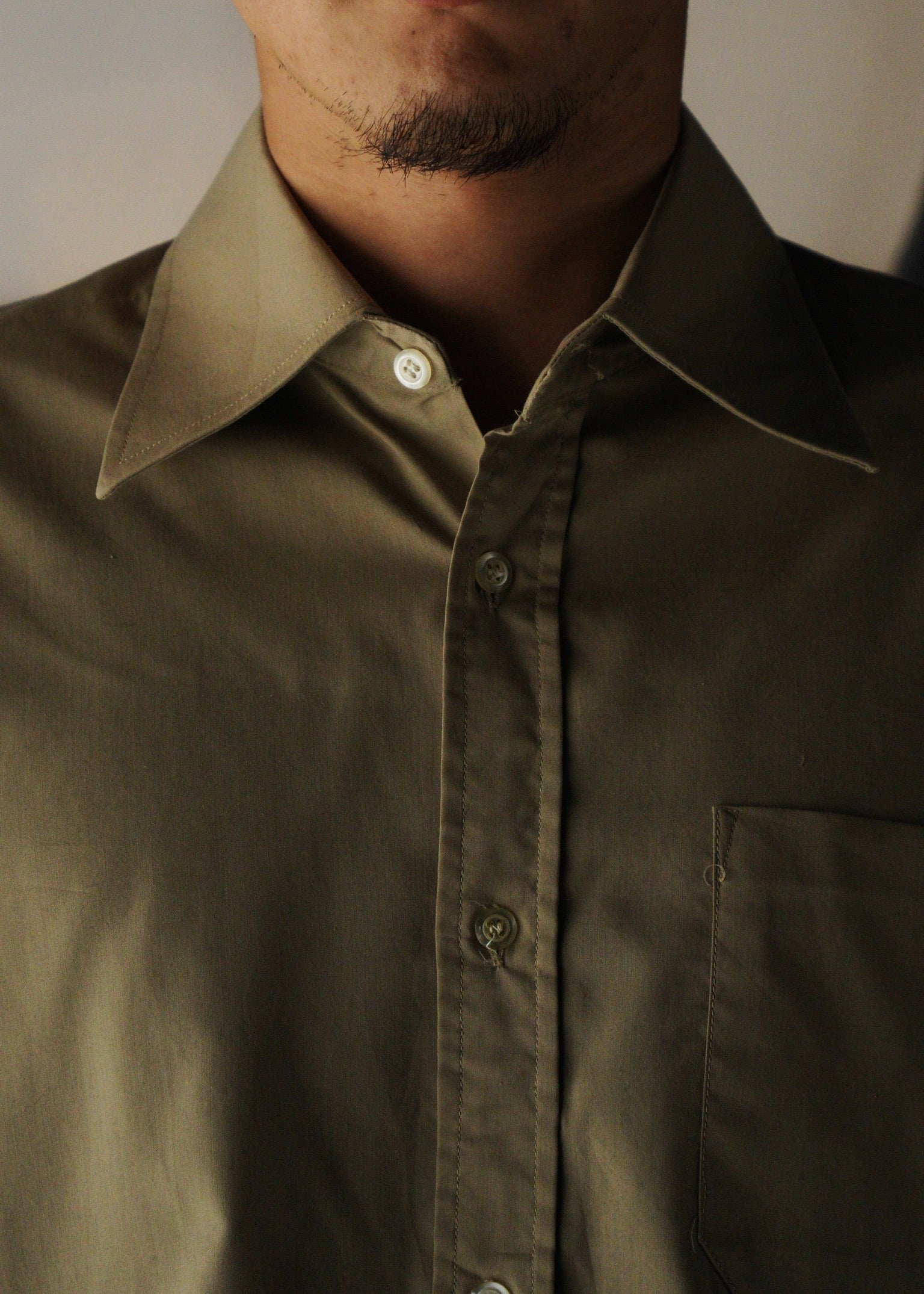 80’s Euro vintage wide collar shirt