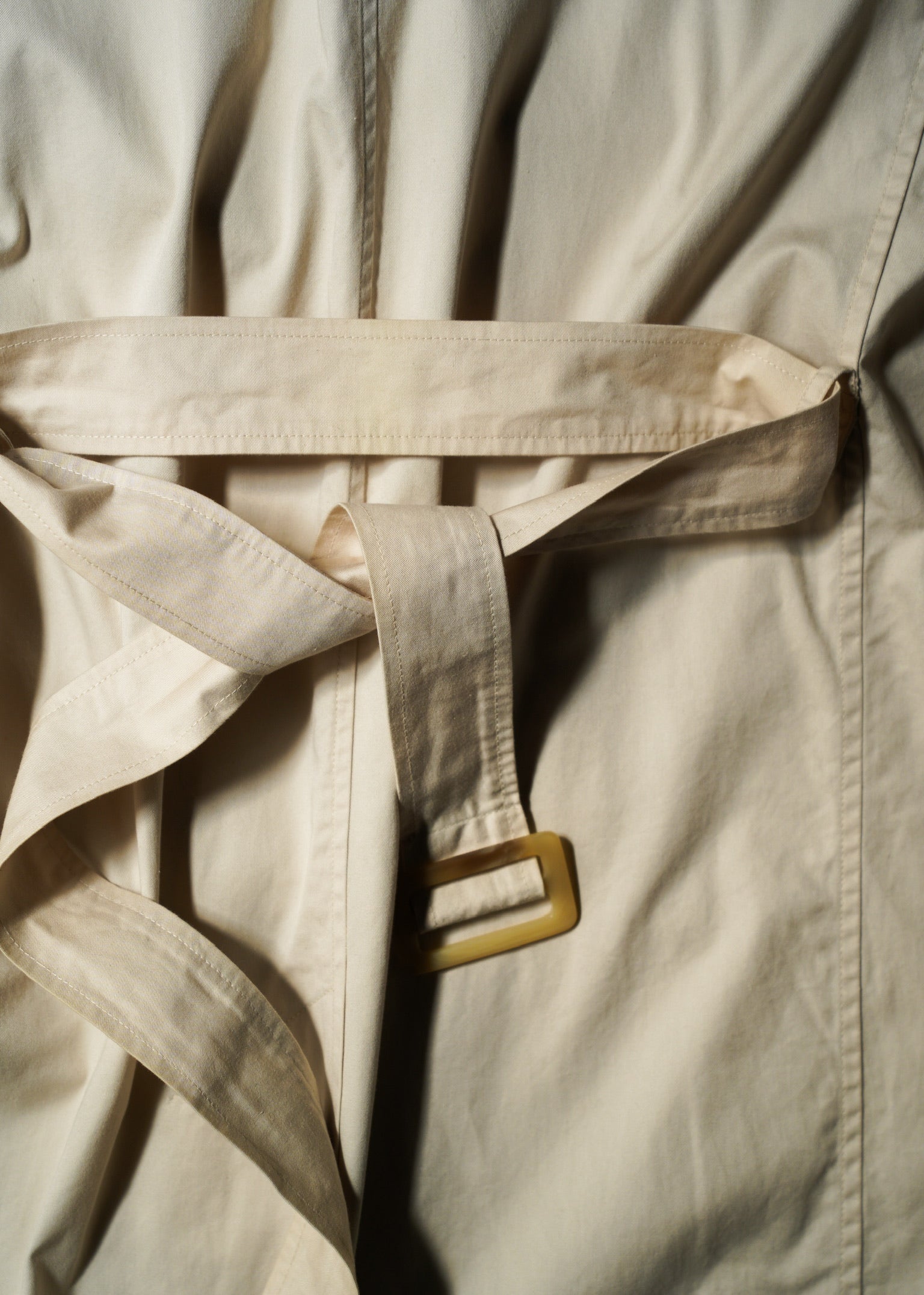 90's agnes b. homme fly front balmacaan coat