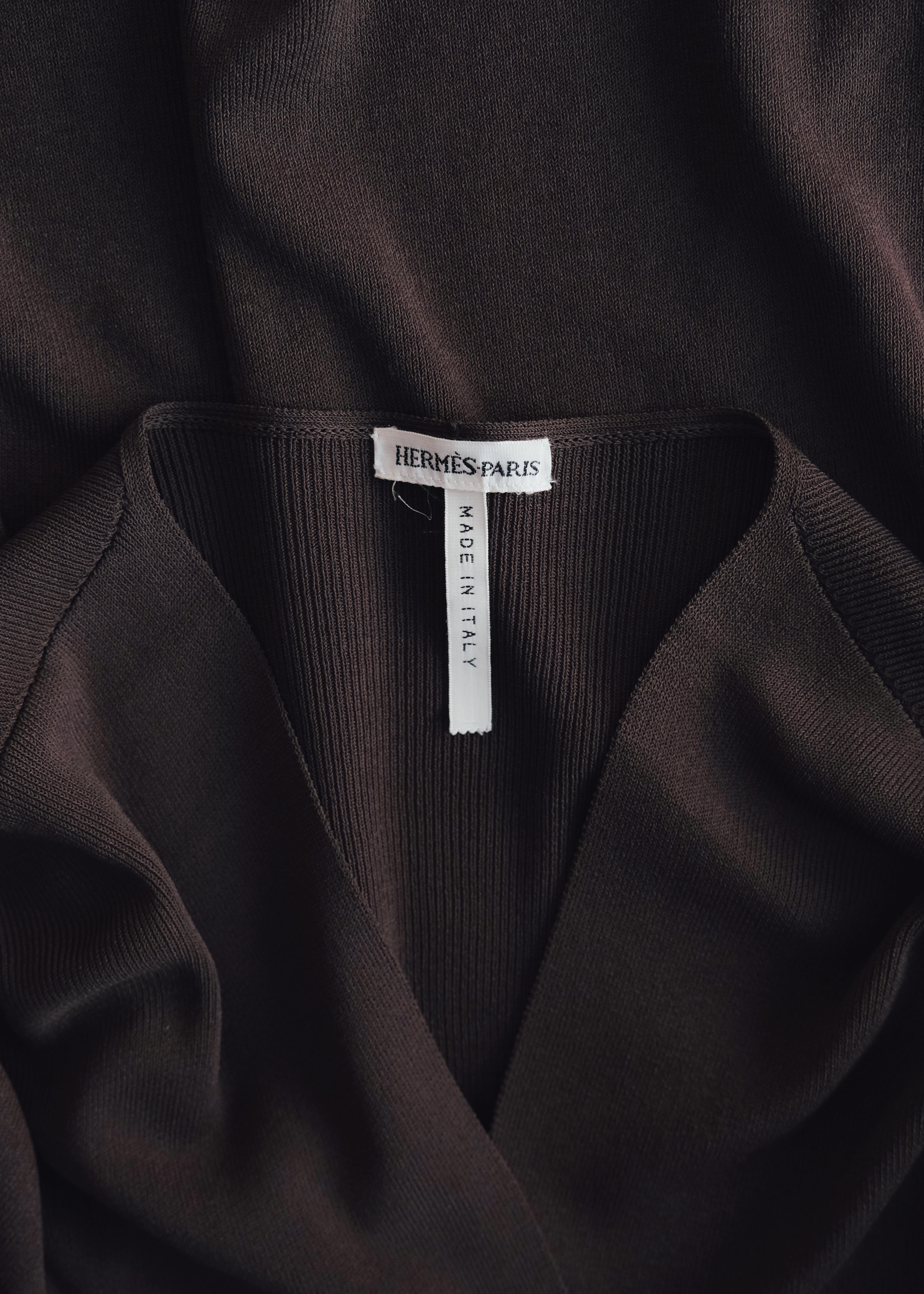 HERMÈS by Martin Margiela open front knit jacket