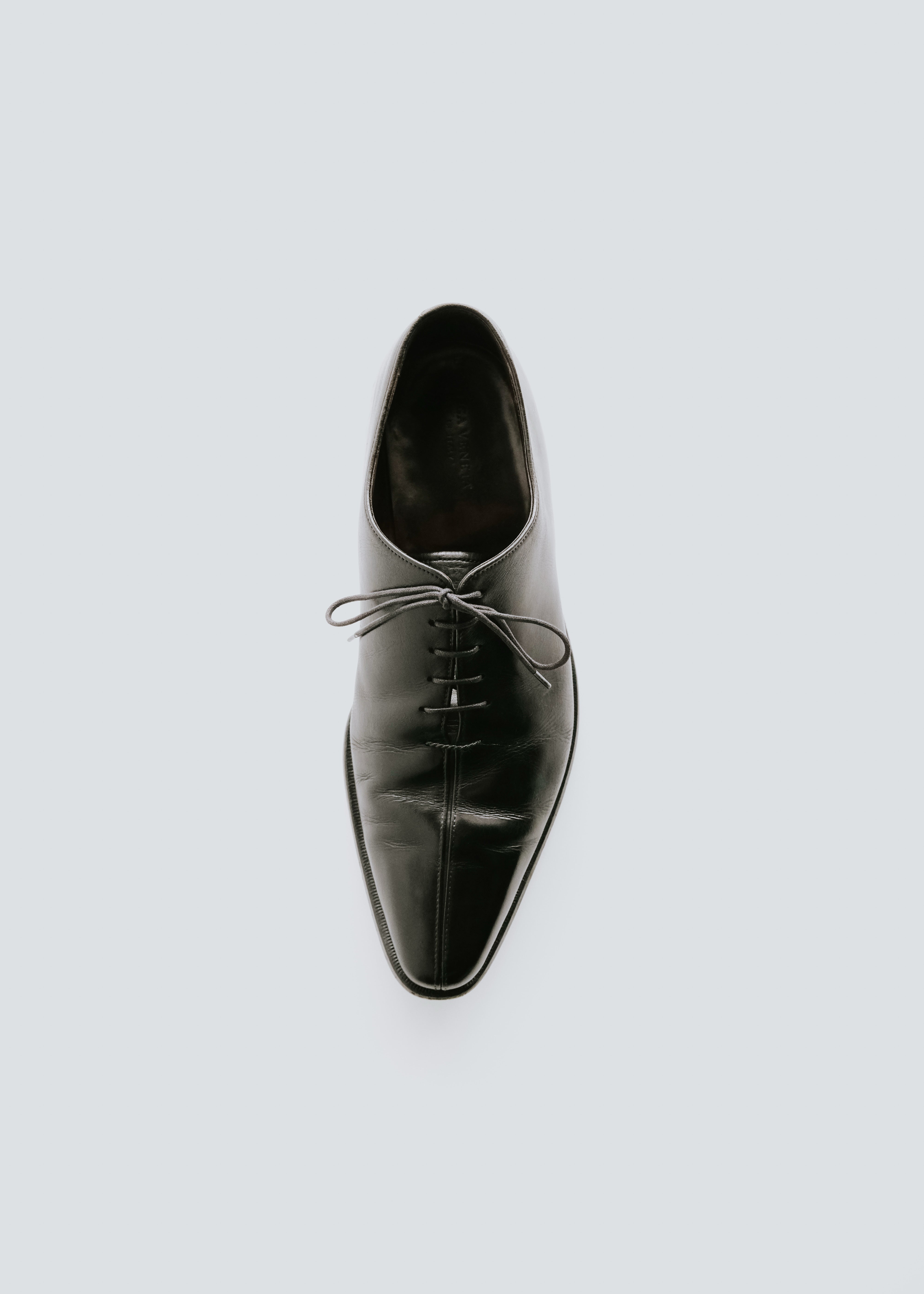 BOTTEGA VENETA center seam leather shoes