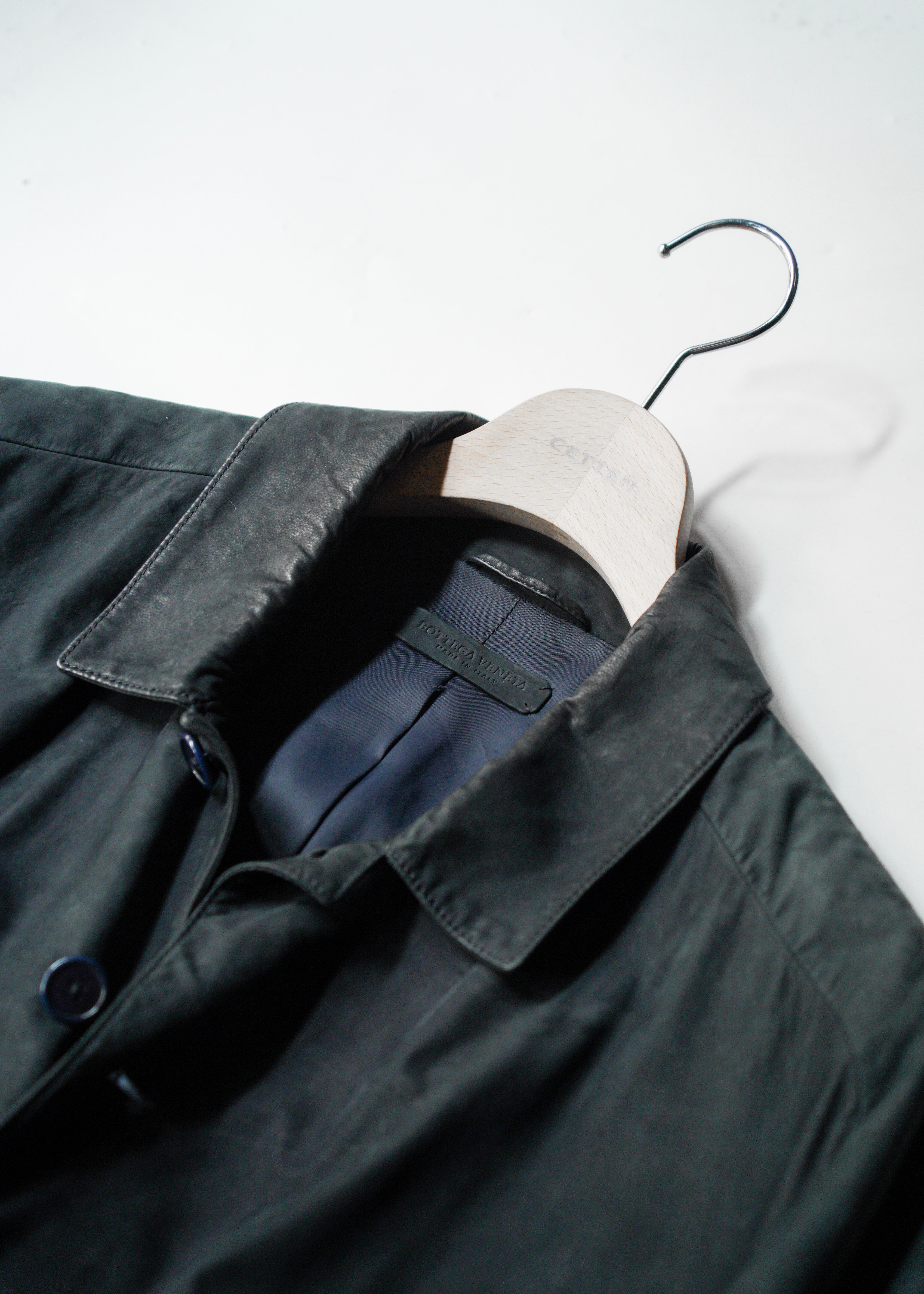 00-10’s BOTTEGA VENETA suede leather field jacket