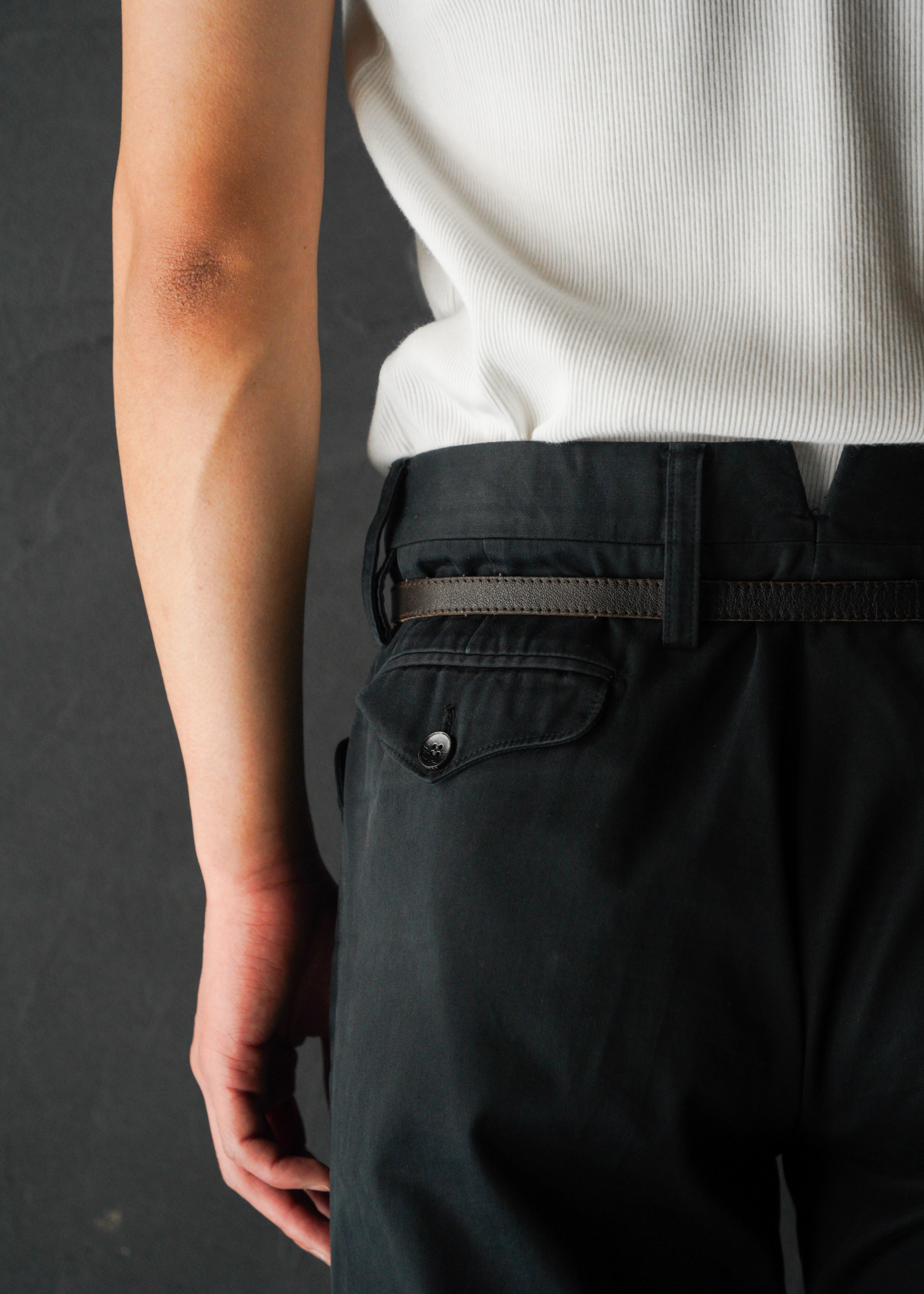 GUCCI by Tom Ford 2004SS tapered cotton trousers