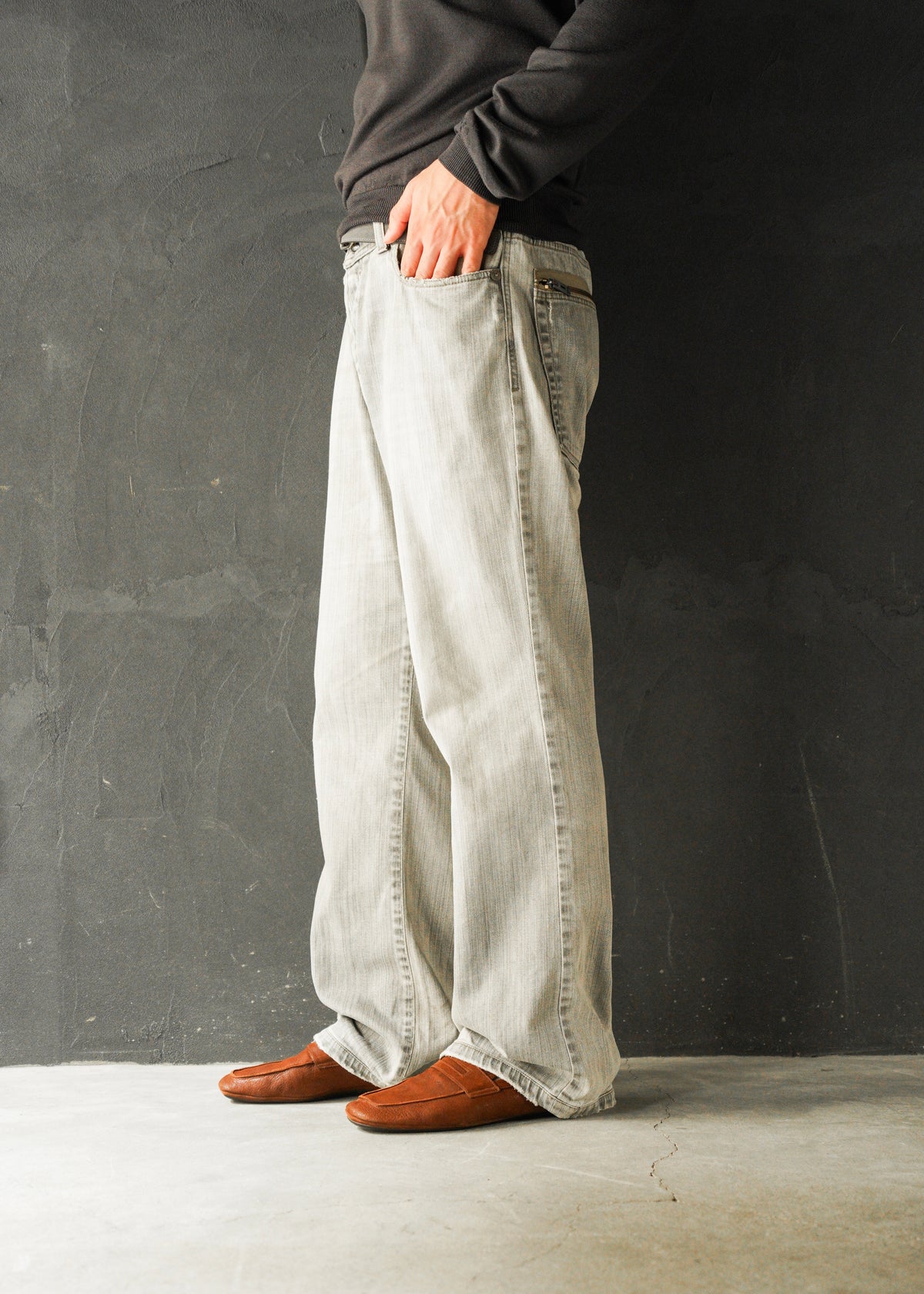 00’s EMPORIO ARMANI wide straight jeans