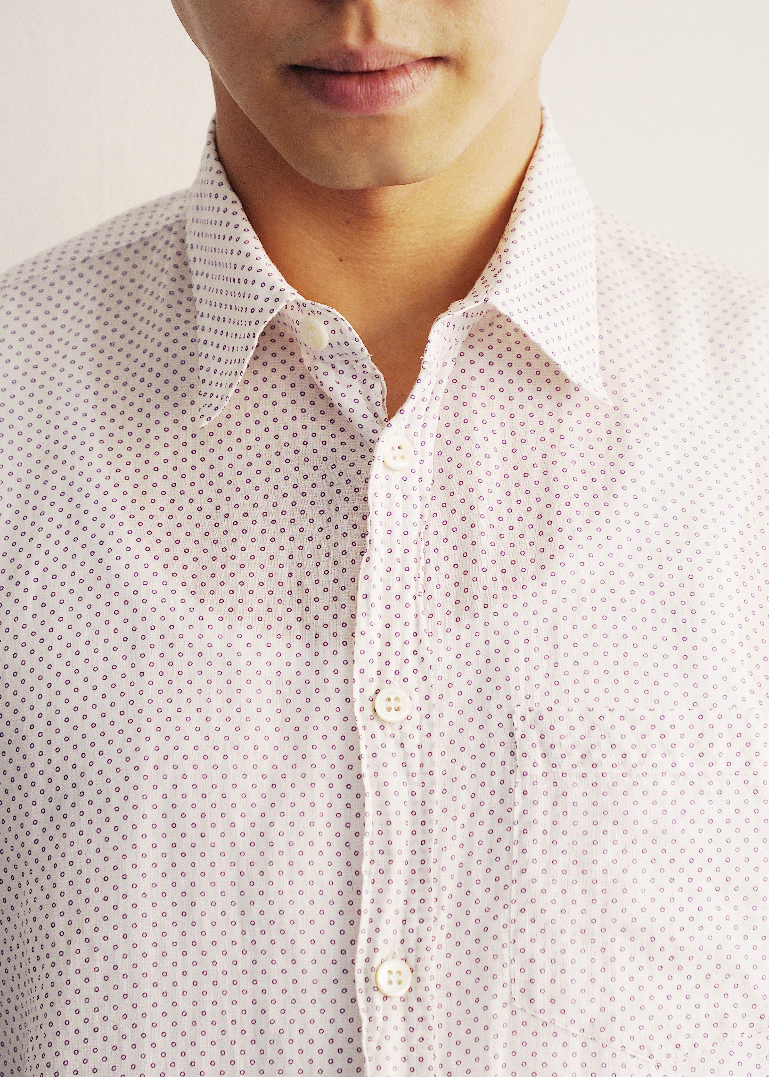 00's MARC JACOBS cotton dot shirt