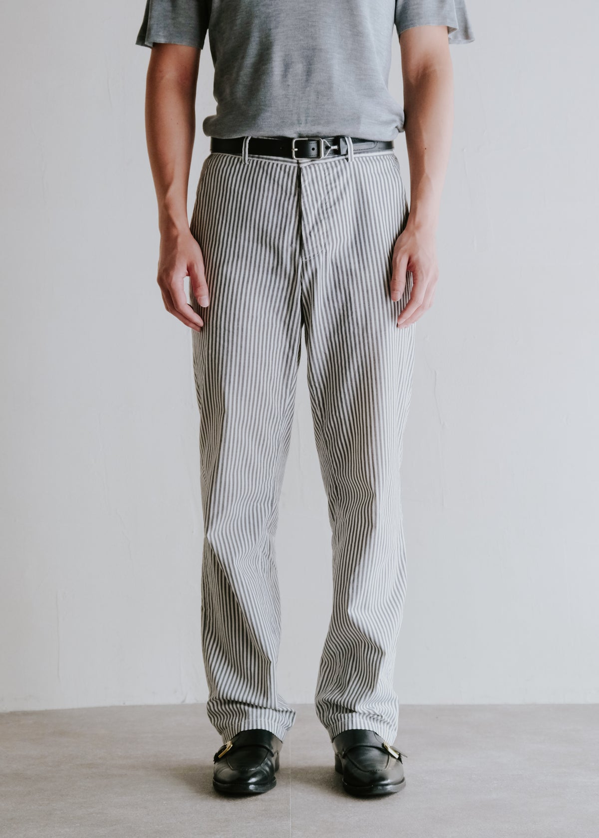 Maison Martin Margiela 12SS cotton straight trousers