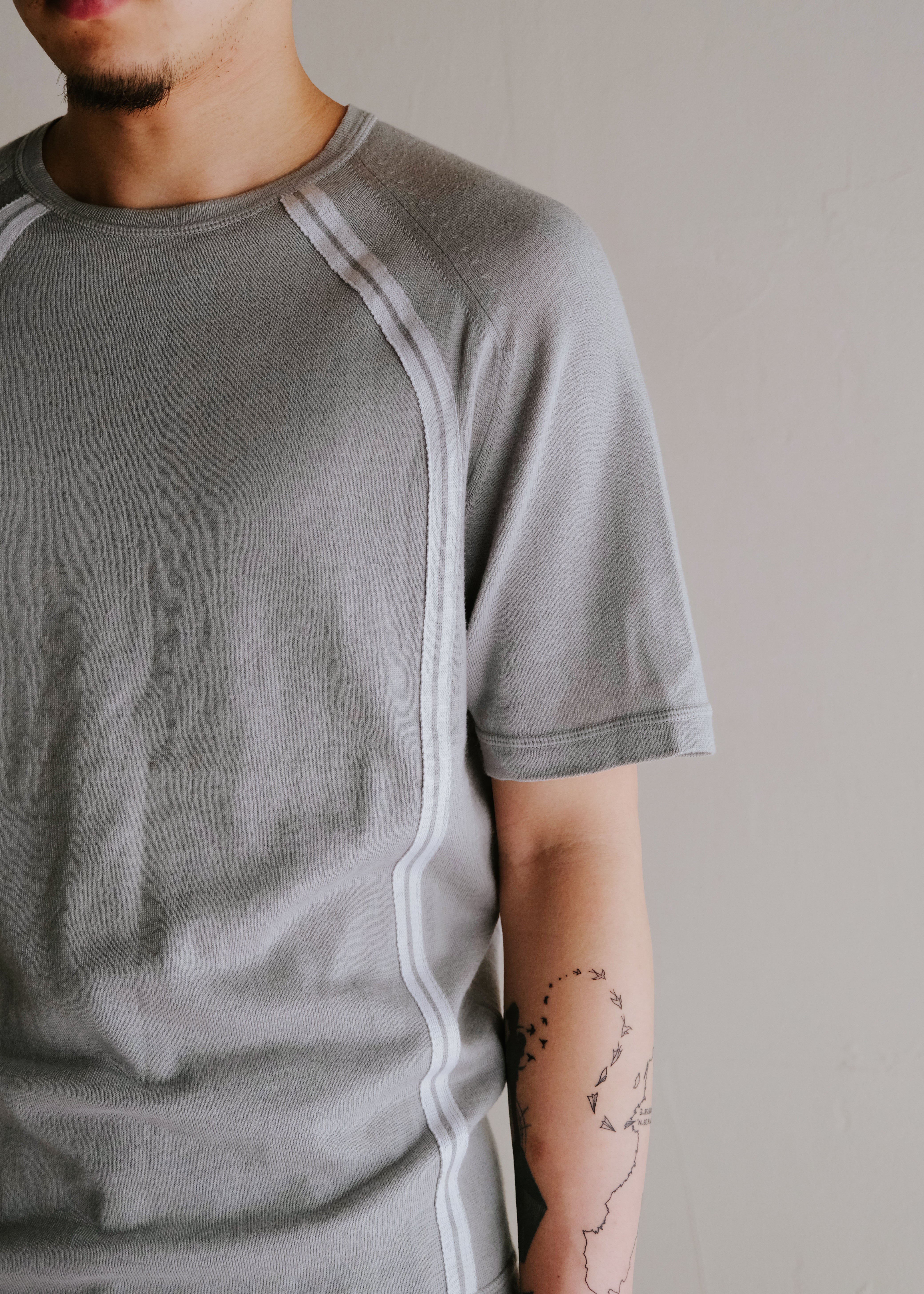 00's JIL SANDER raglan sleeve knit T shirt