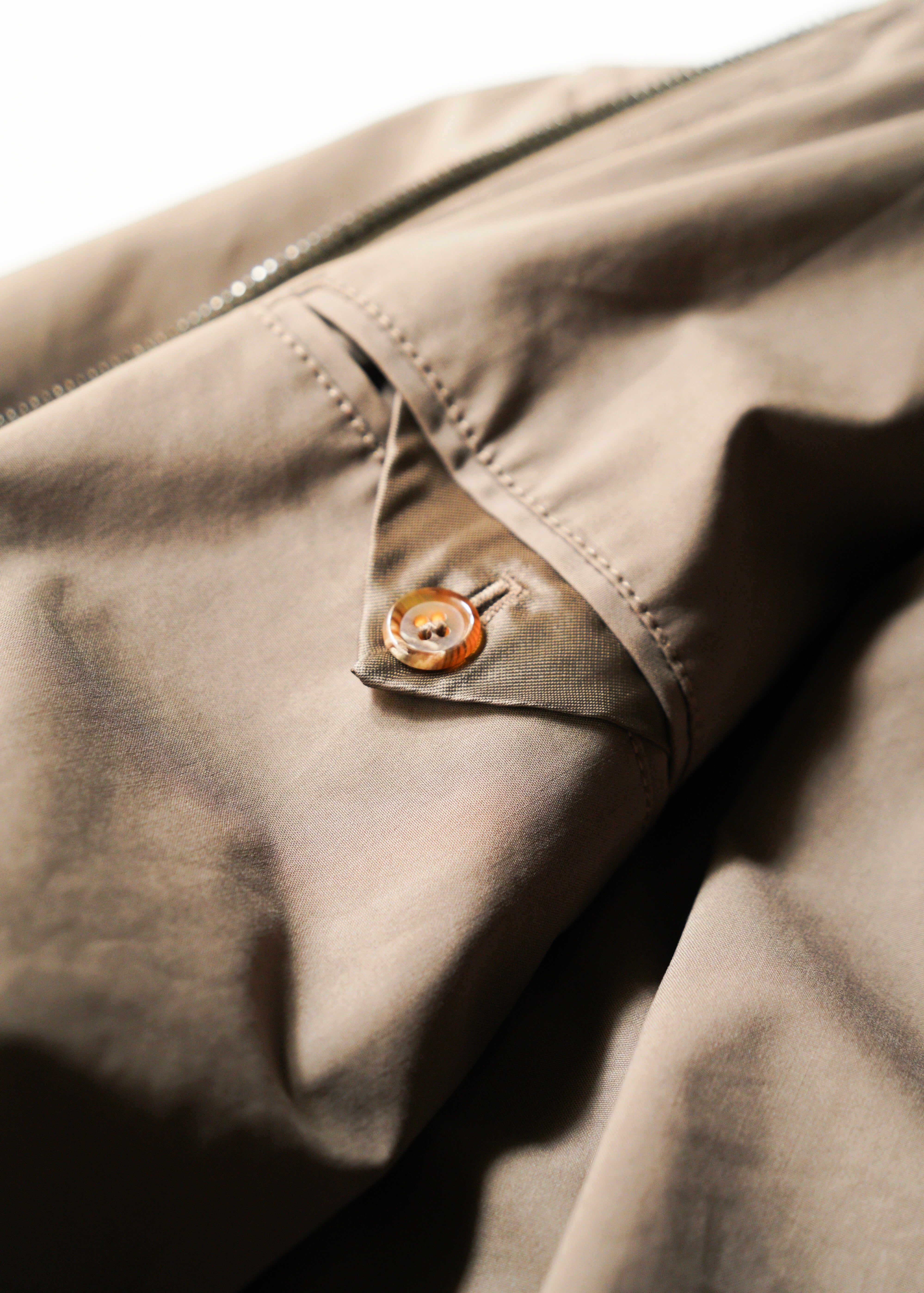 PRADA 2010 zip up nylon blend cotton blouson