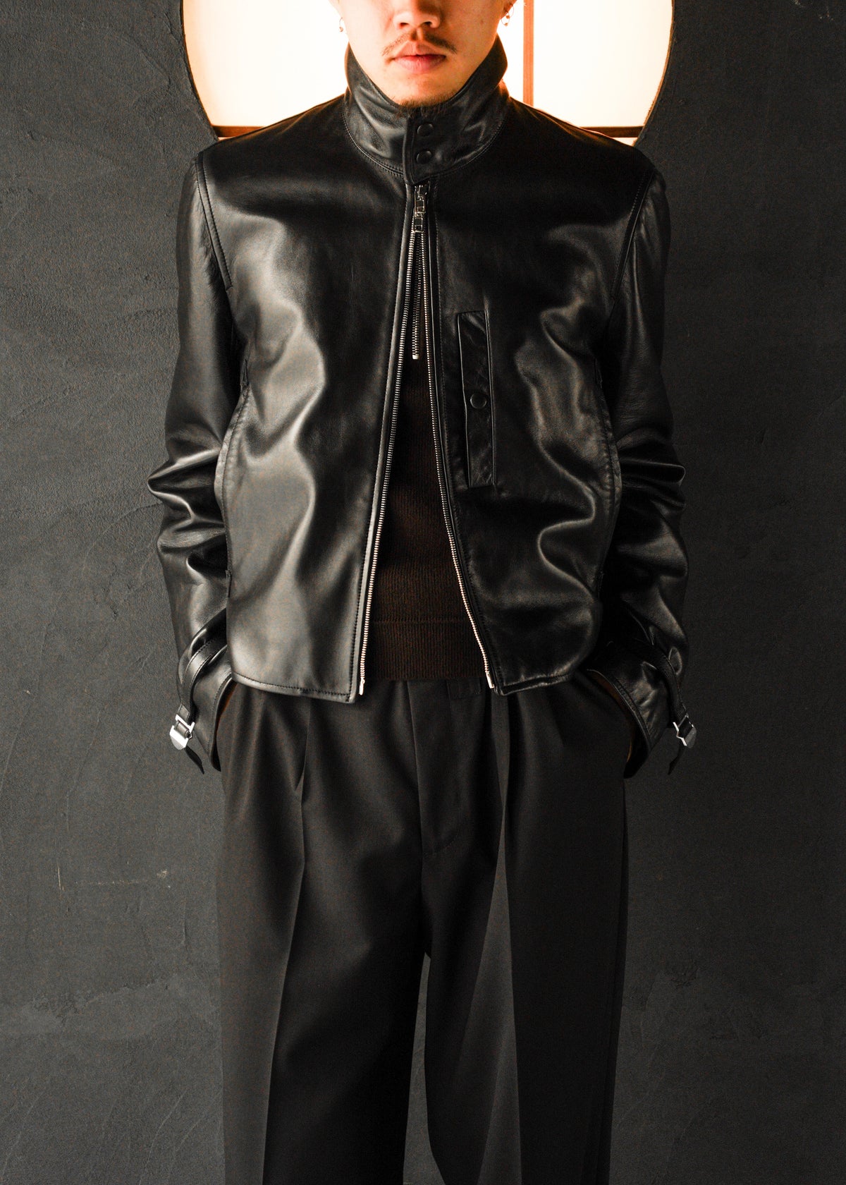 NAMACHEKO 26AW WILBUR LEATHER JACKET