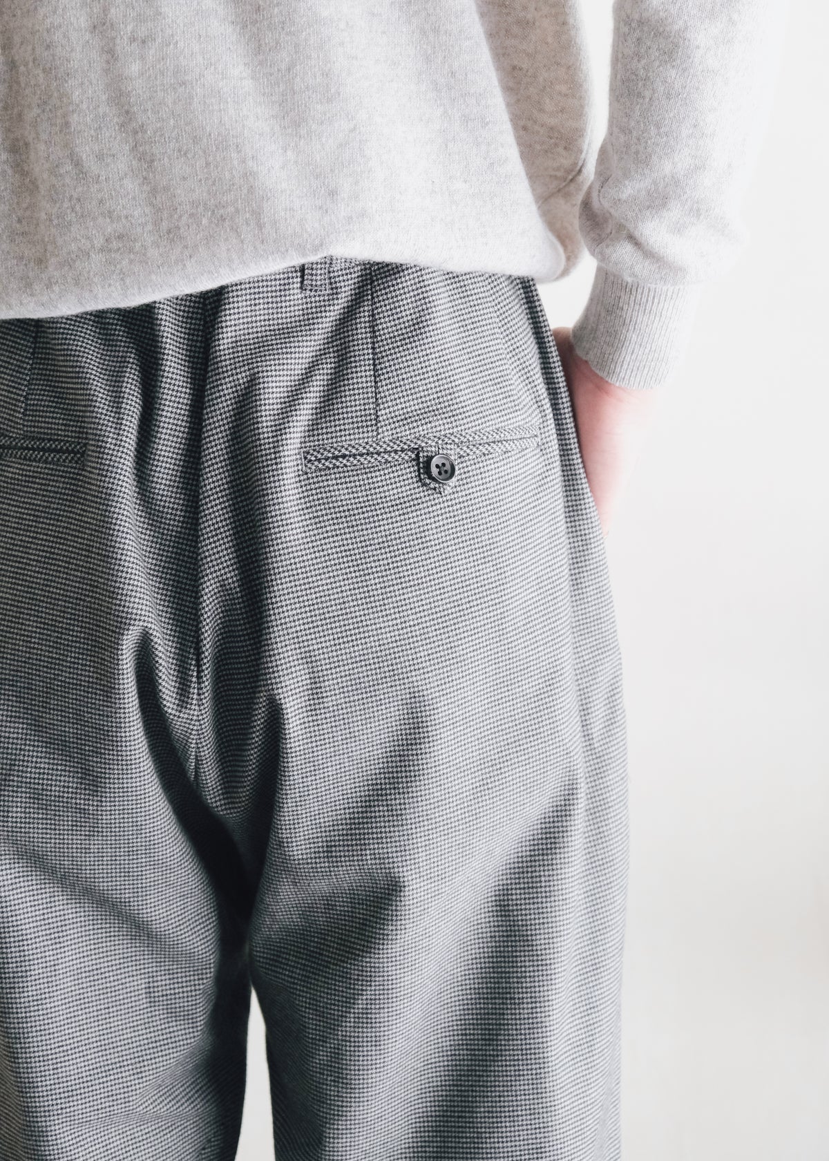 Ex. HOMO LUDENS 26AW Y.M. Jockey easy pants / gray