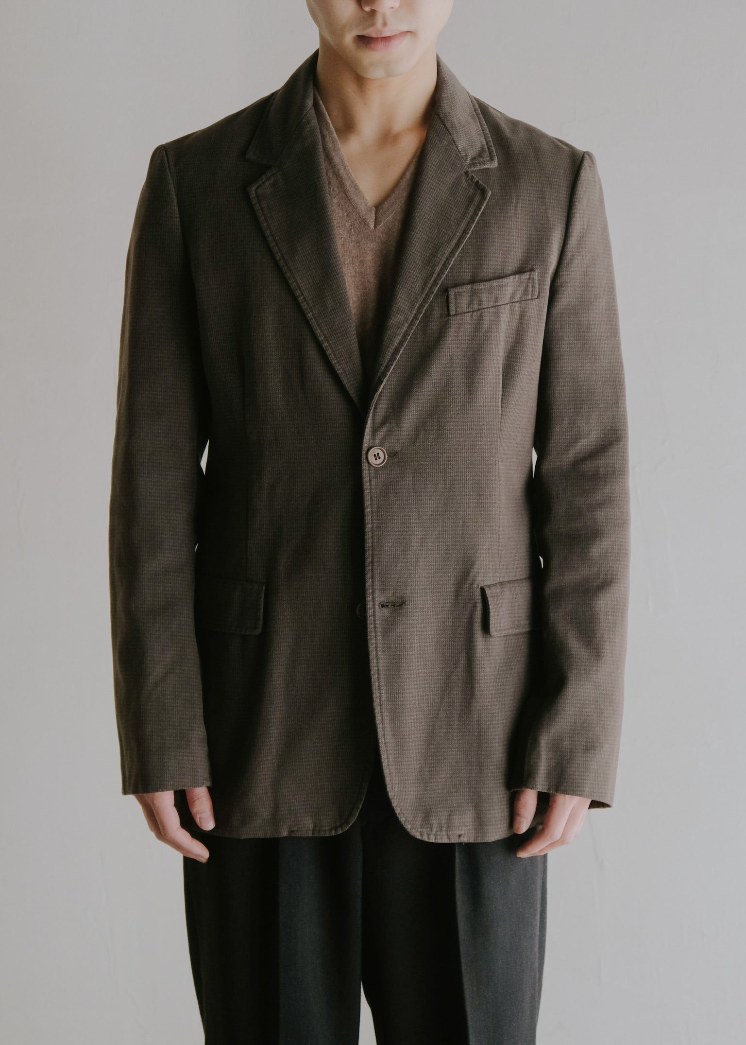 hussein chalayan 2B paneling tailored jacket