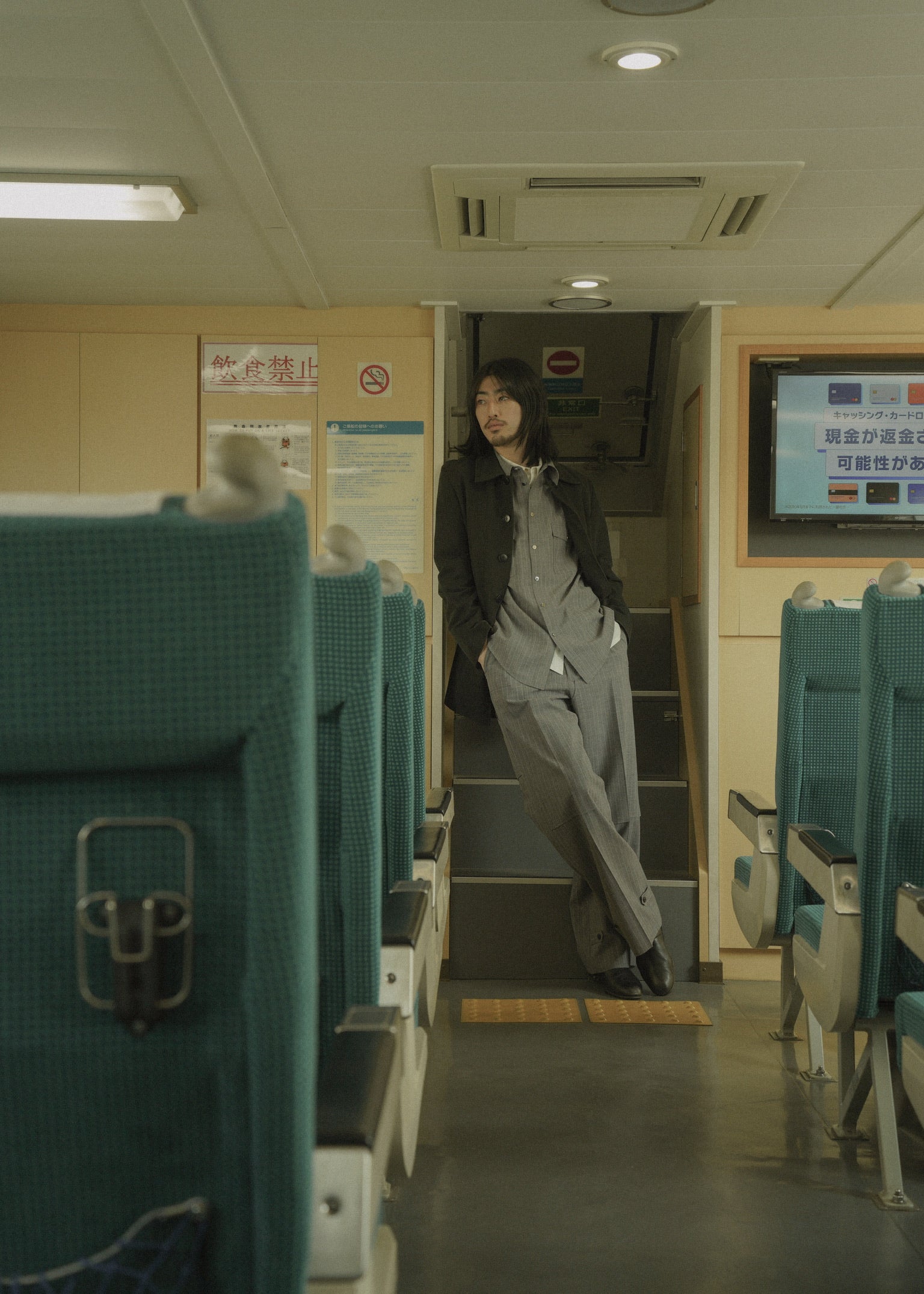 SASAKI SATORU 26SS single tucked straight painter trousers