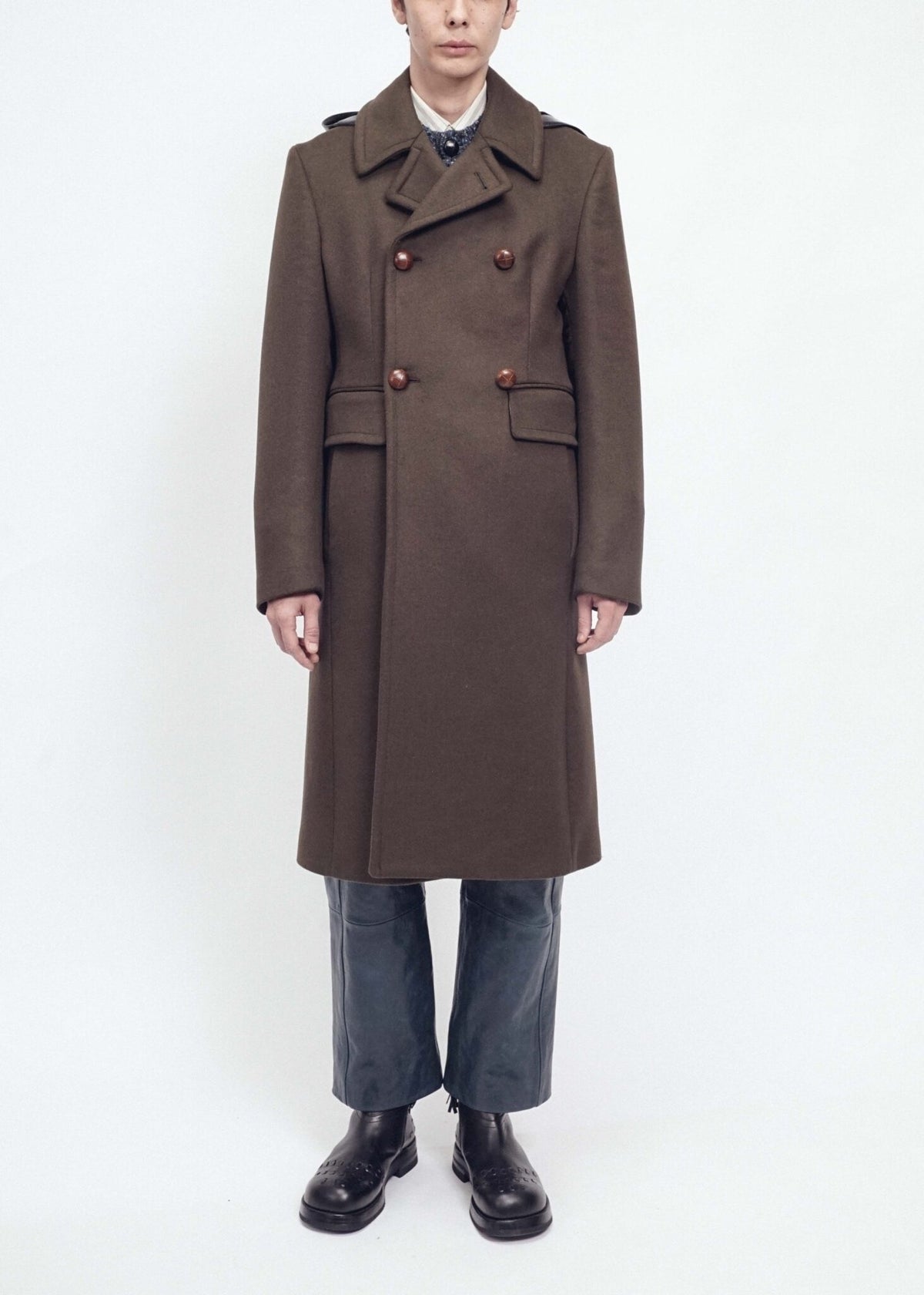 NAMACHEKO 26AW RAGNALL コート DARK OLIVE メンズ