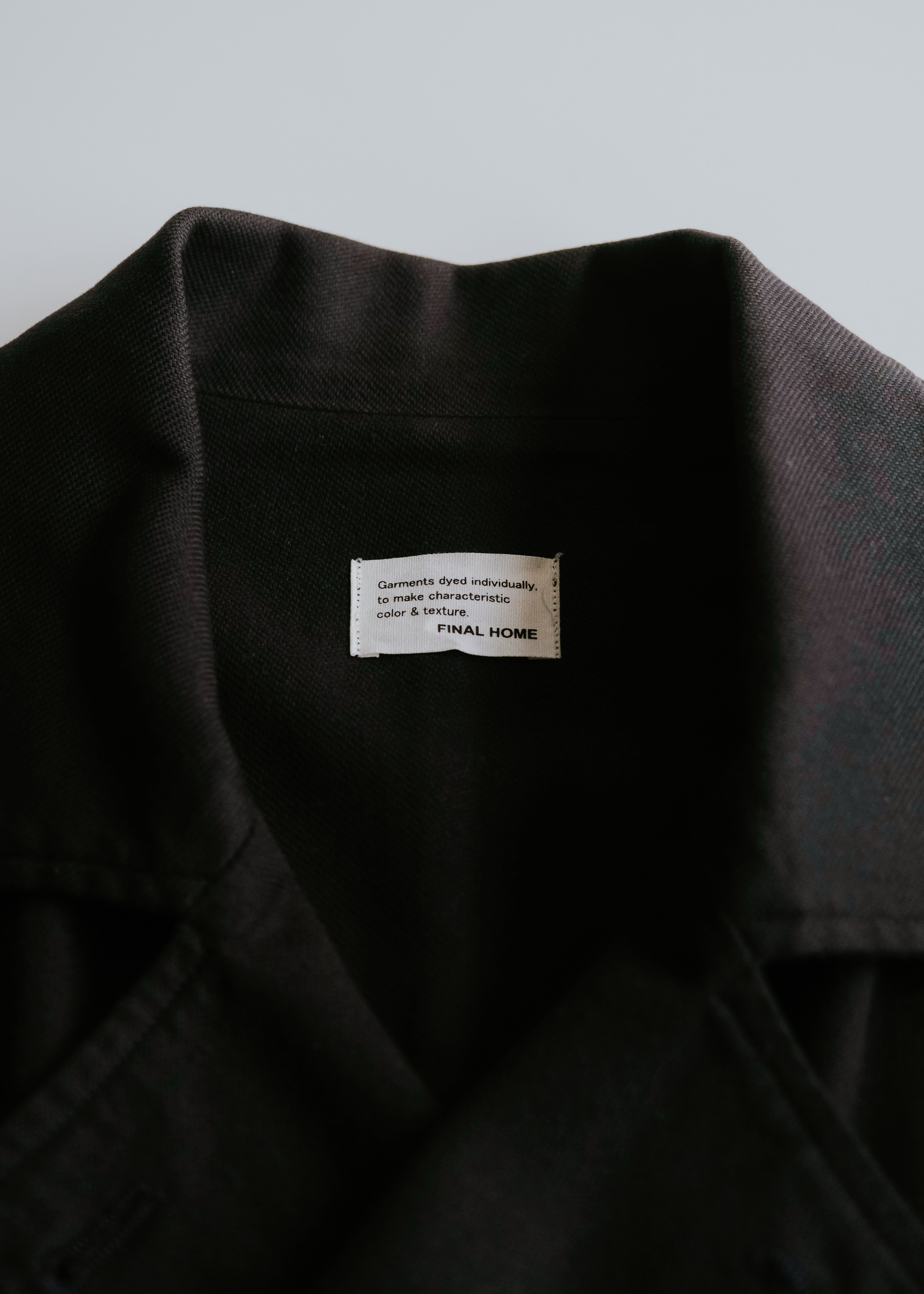FINAL HOME 14SS multiple pocket cotton peacoat