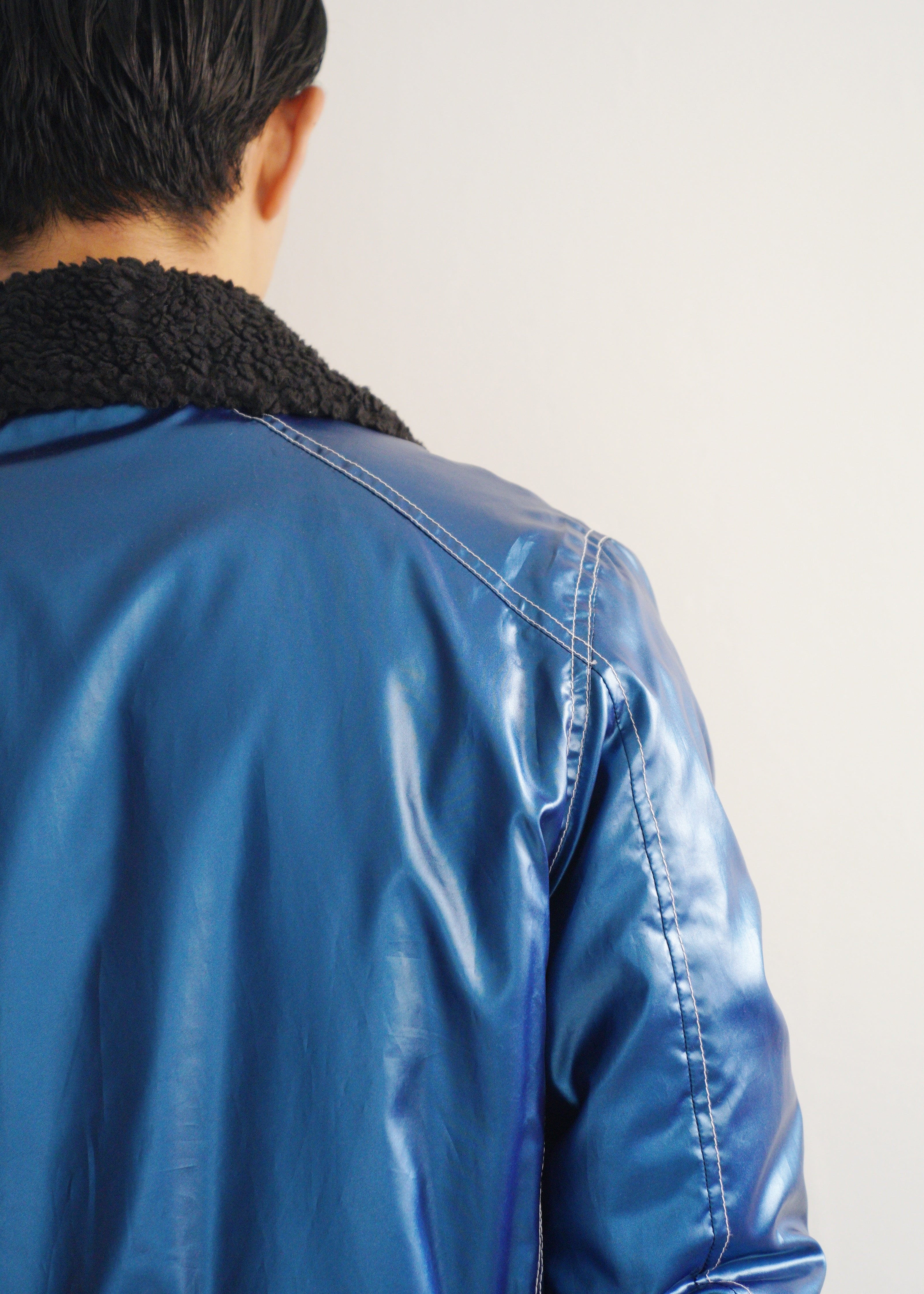 Martin Margiela 07FW nylon boa jacket